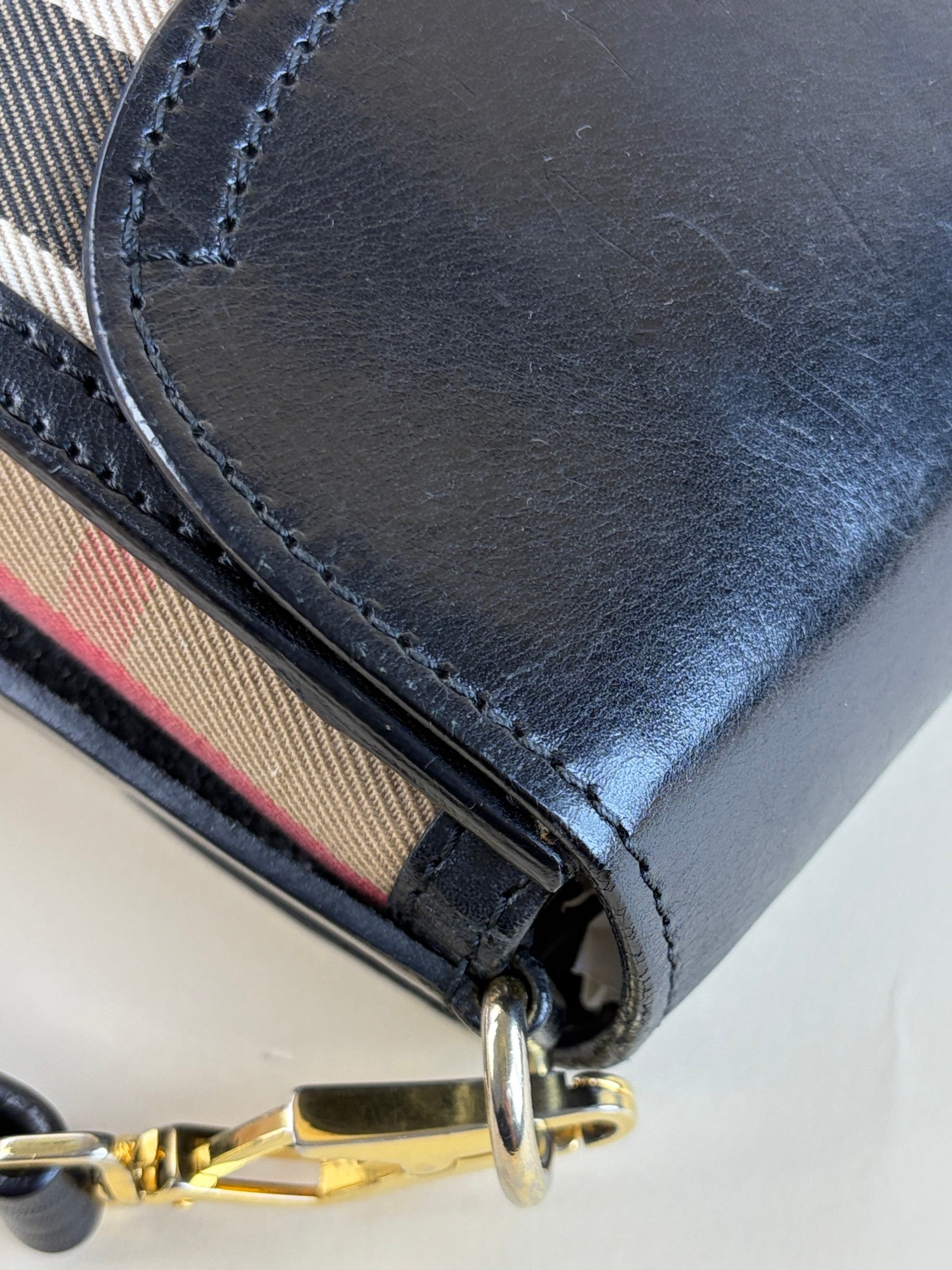 Burberry Black House Check abbot shoulder