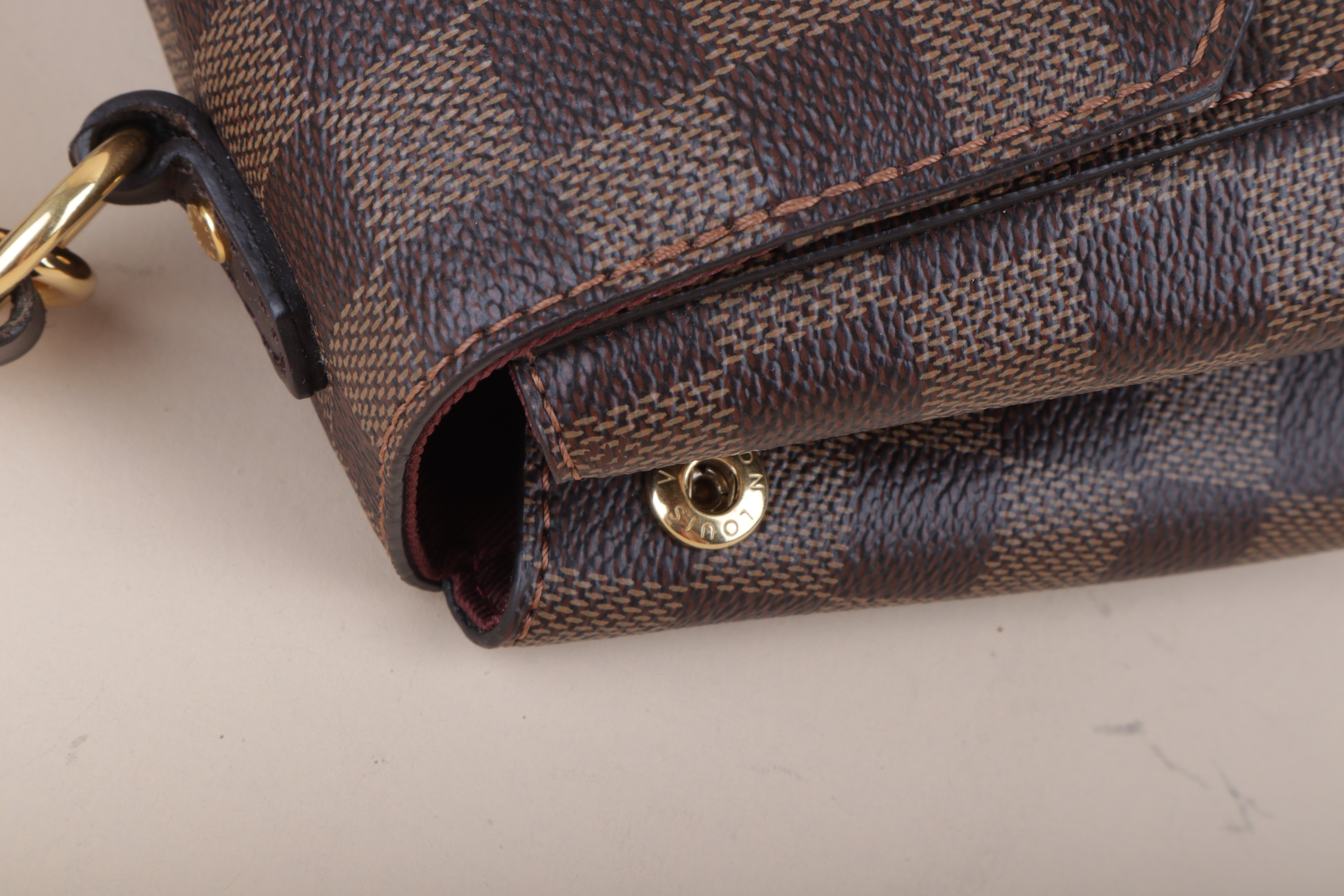 Louis Vuitton Damier Bordeaux Bond Street abene and burgundy