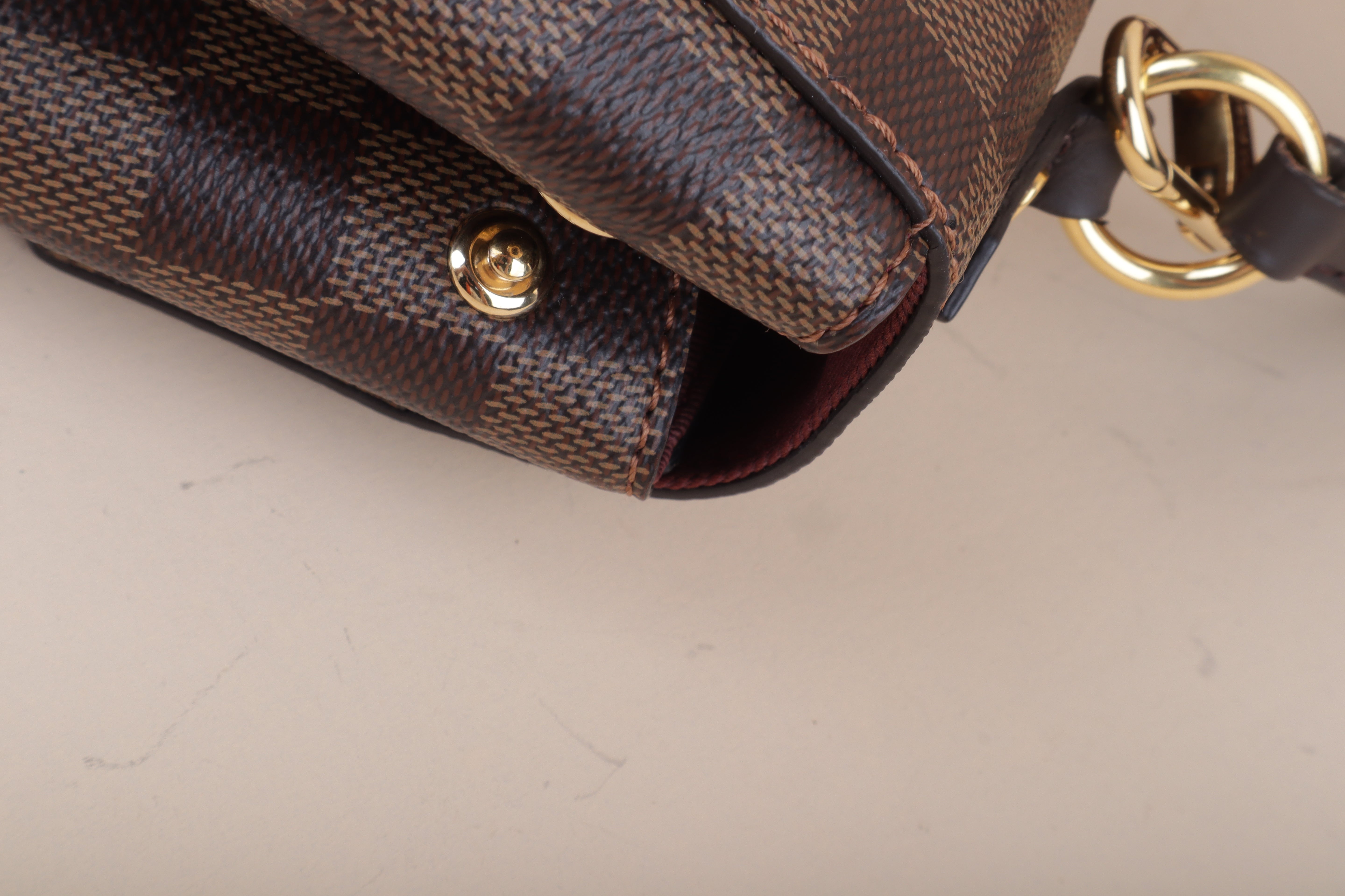 Louis Vuitton Damier Bordeaux Bond Street abene and burgundy