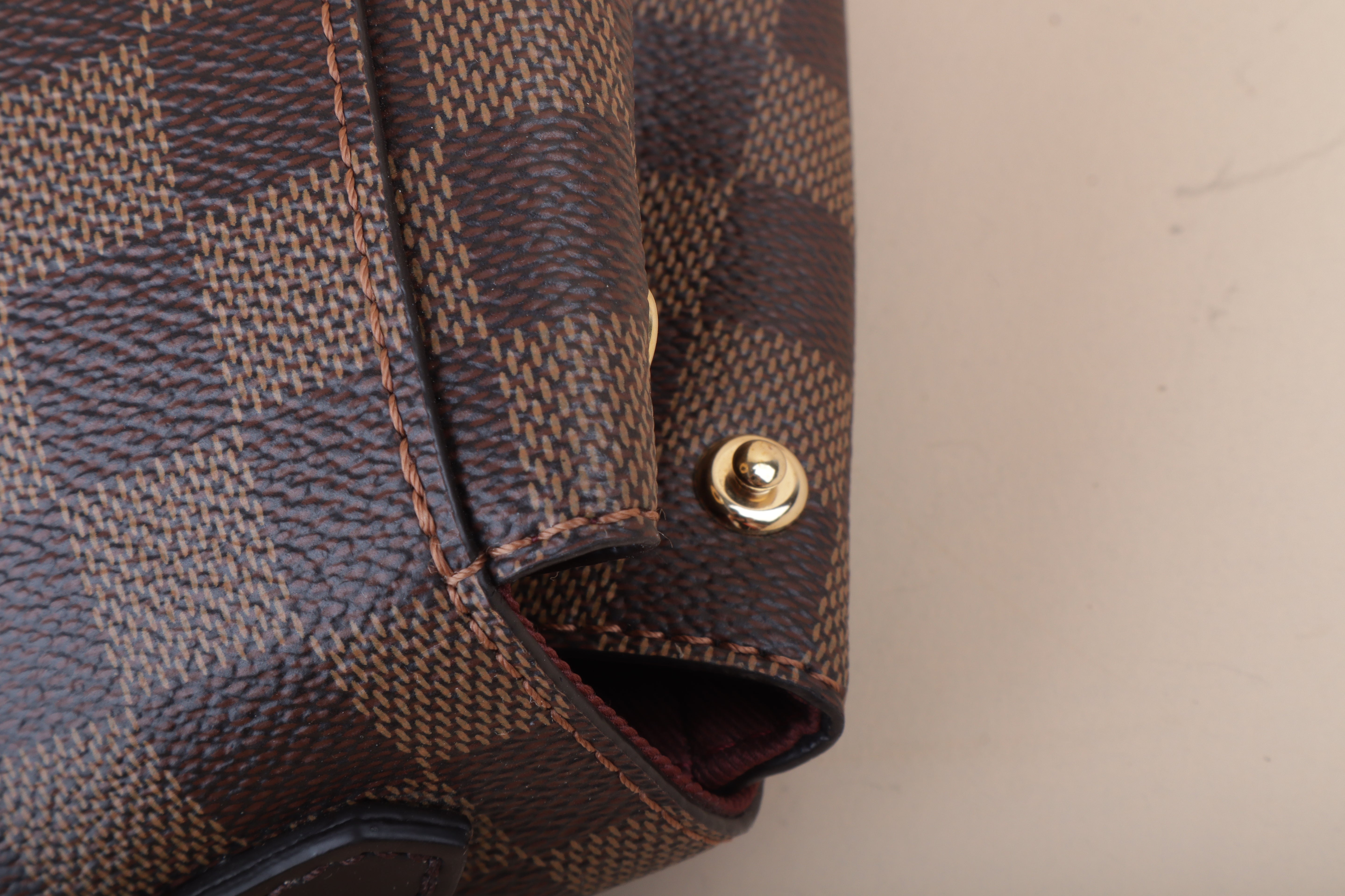Louis Vuitton Damier Bordeaux Bond Street abene and burgundy