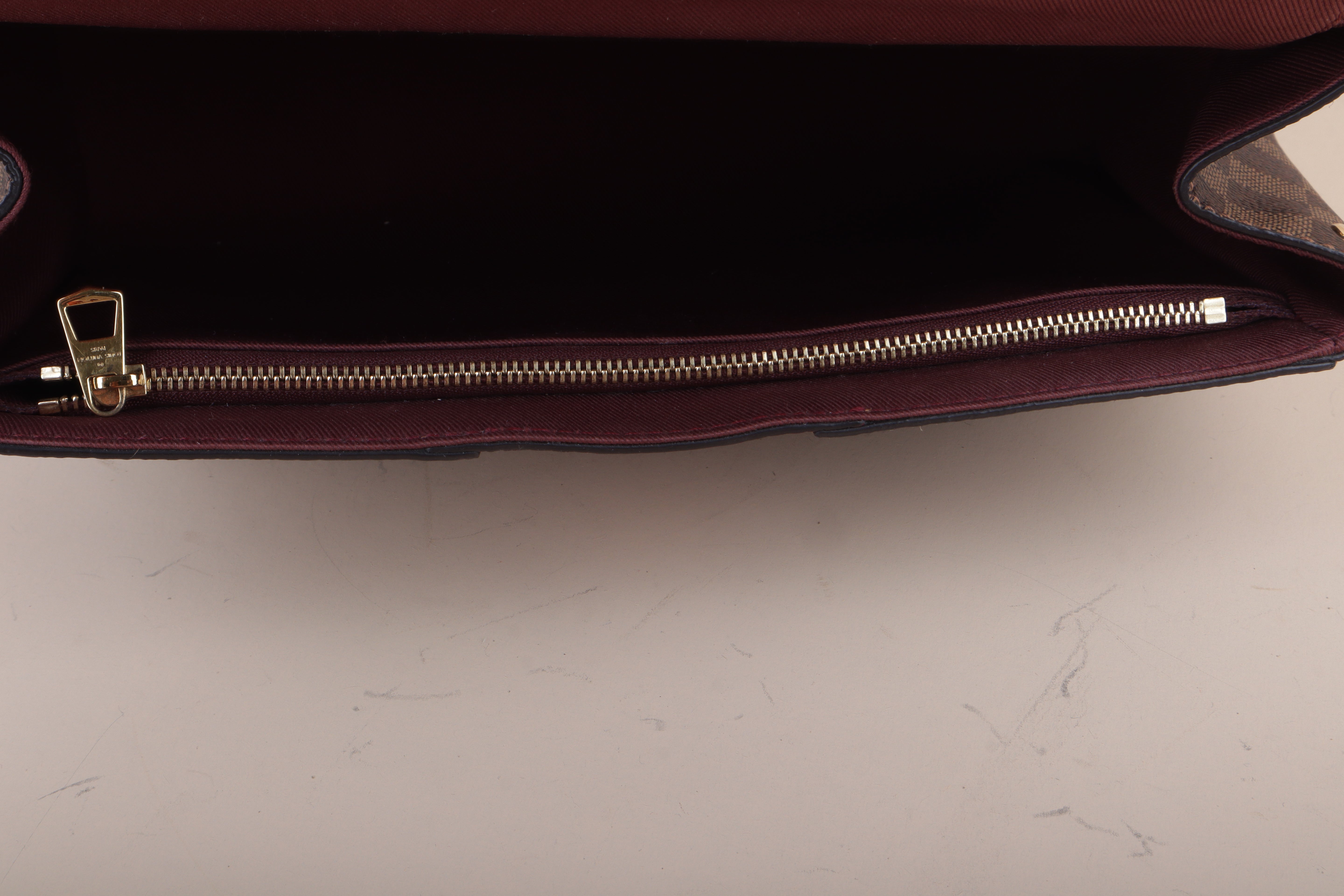 Louis Vuitton Damier Bordeaux Bond Street abene and burgundy