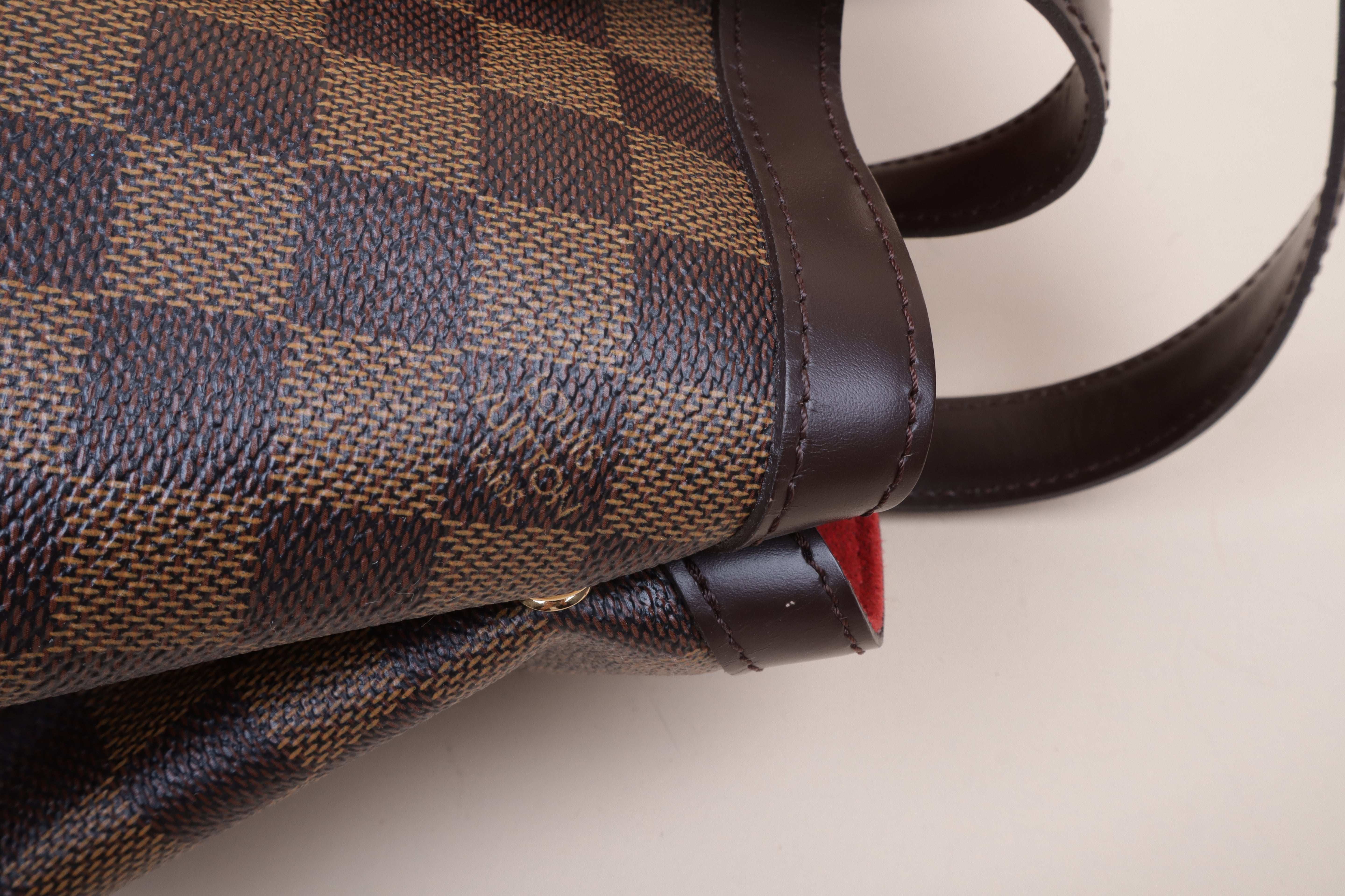 Louis Vuitton Damier Ebene Hampstead MM Shoulder Bag