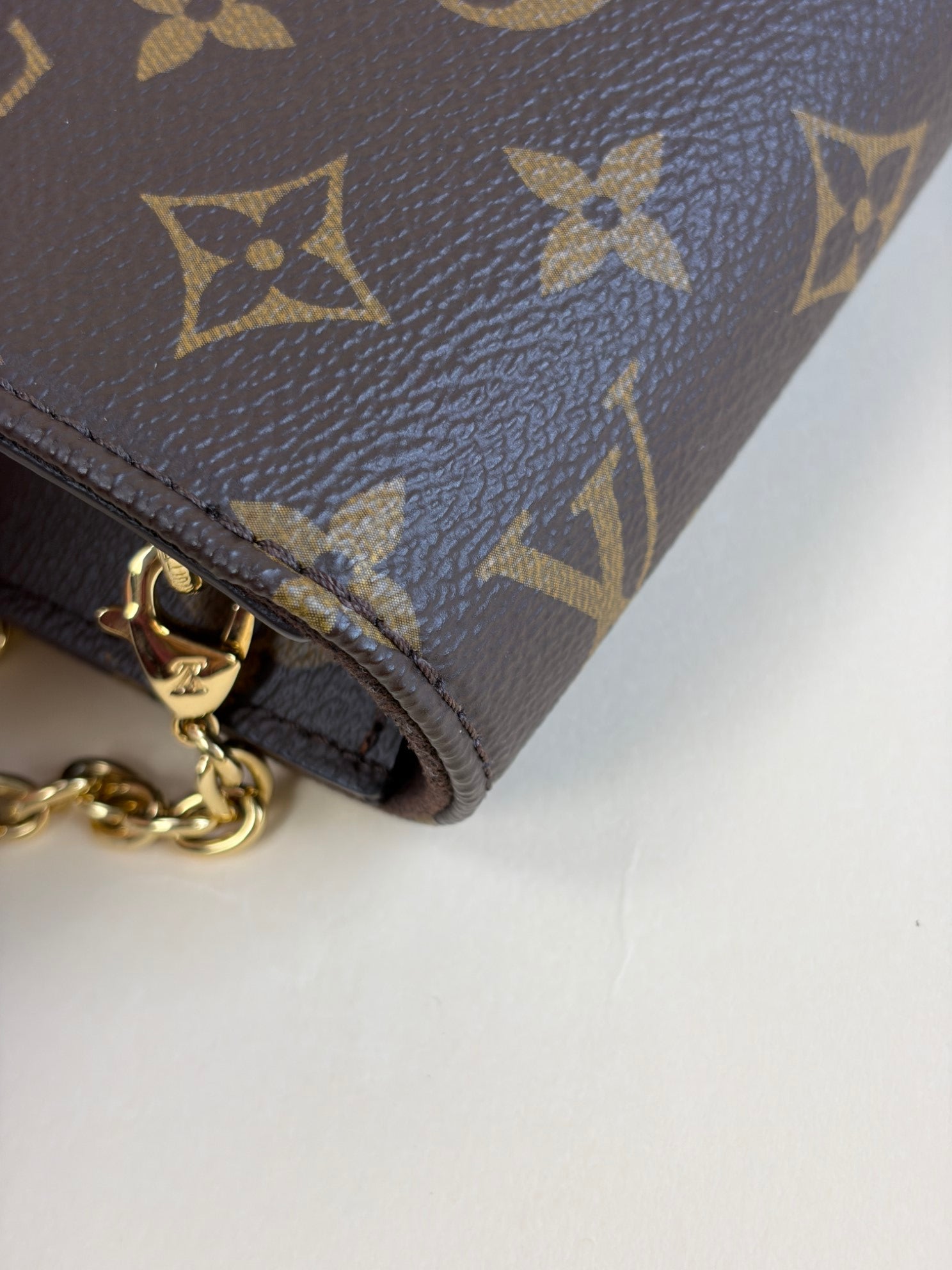 Louis Vuitton lily monogram wallet on chain