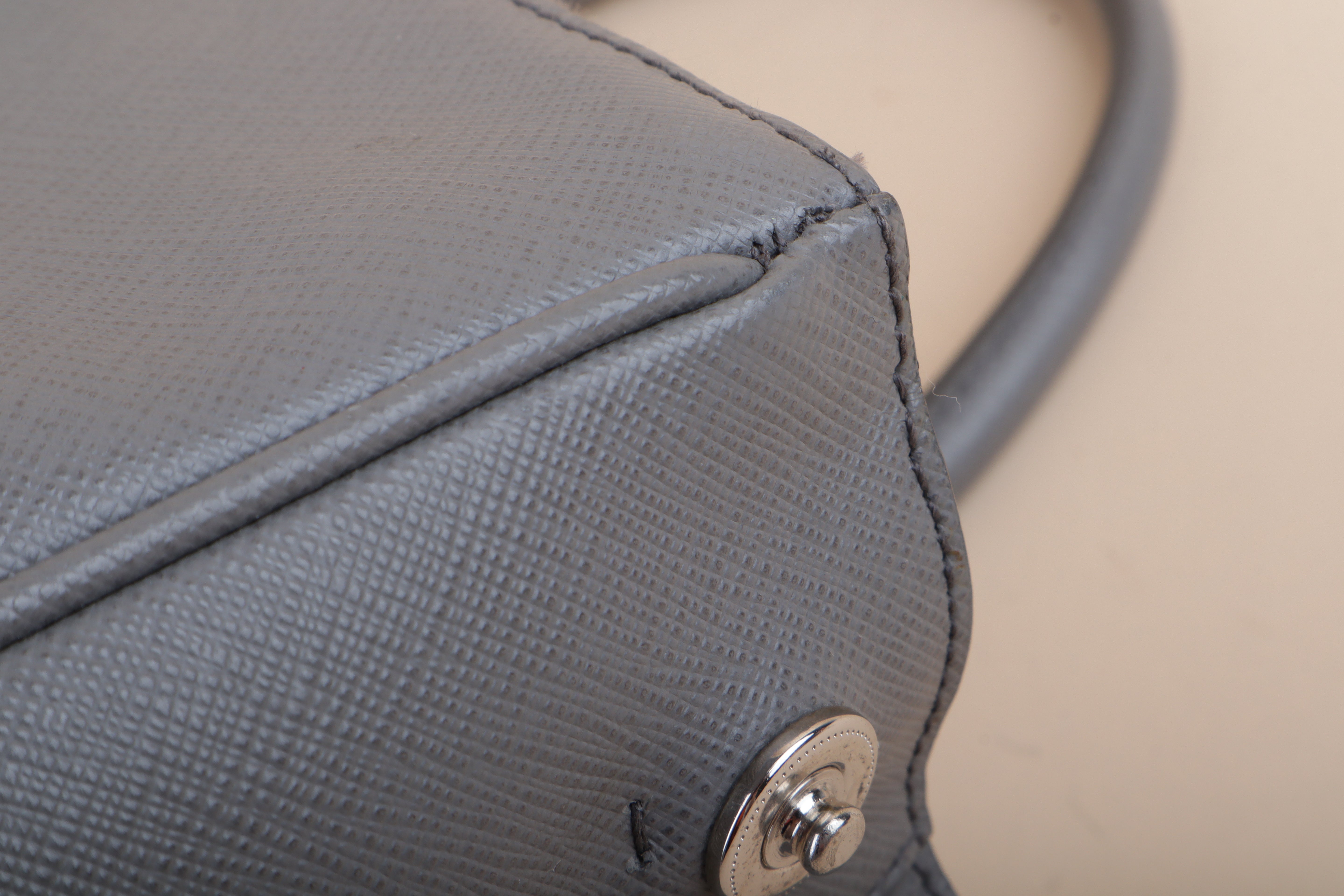 Prada gray Large Tote Bag