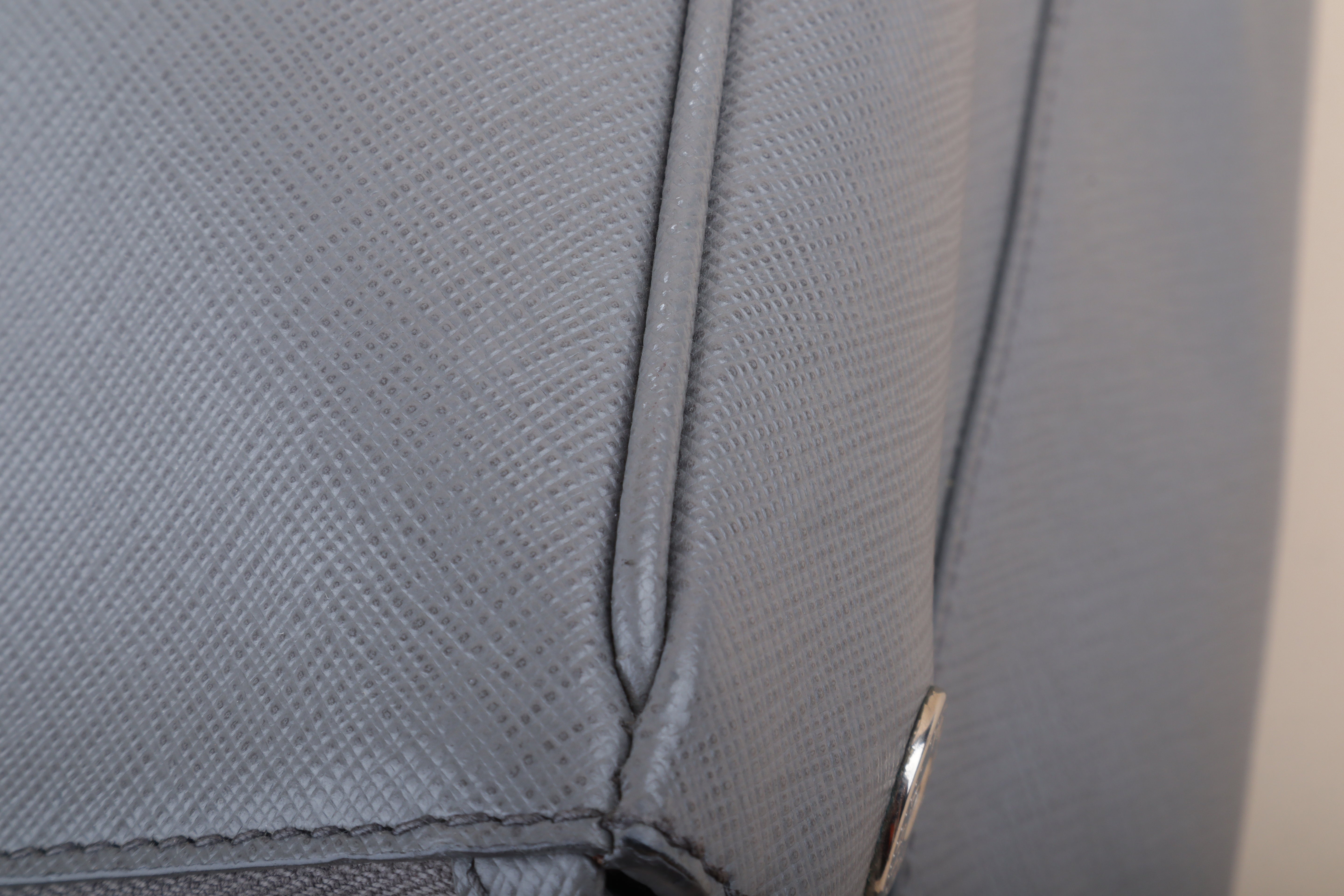 Prada gray Large Tote Bag