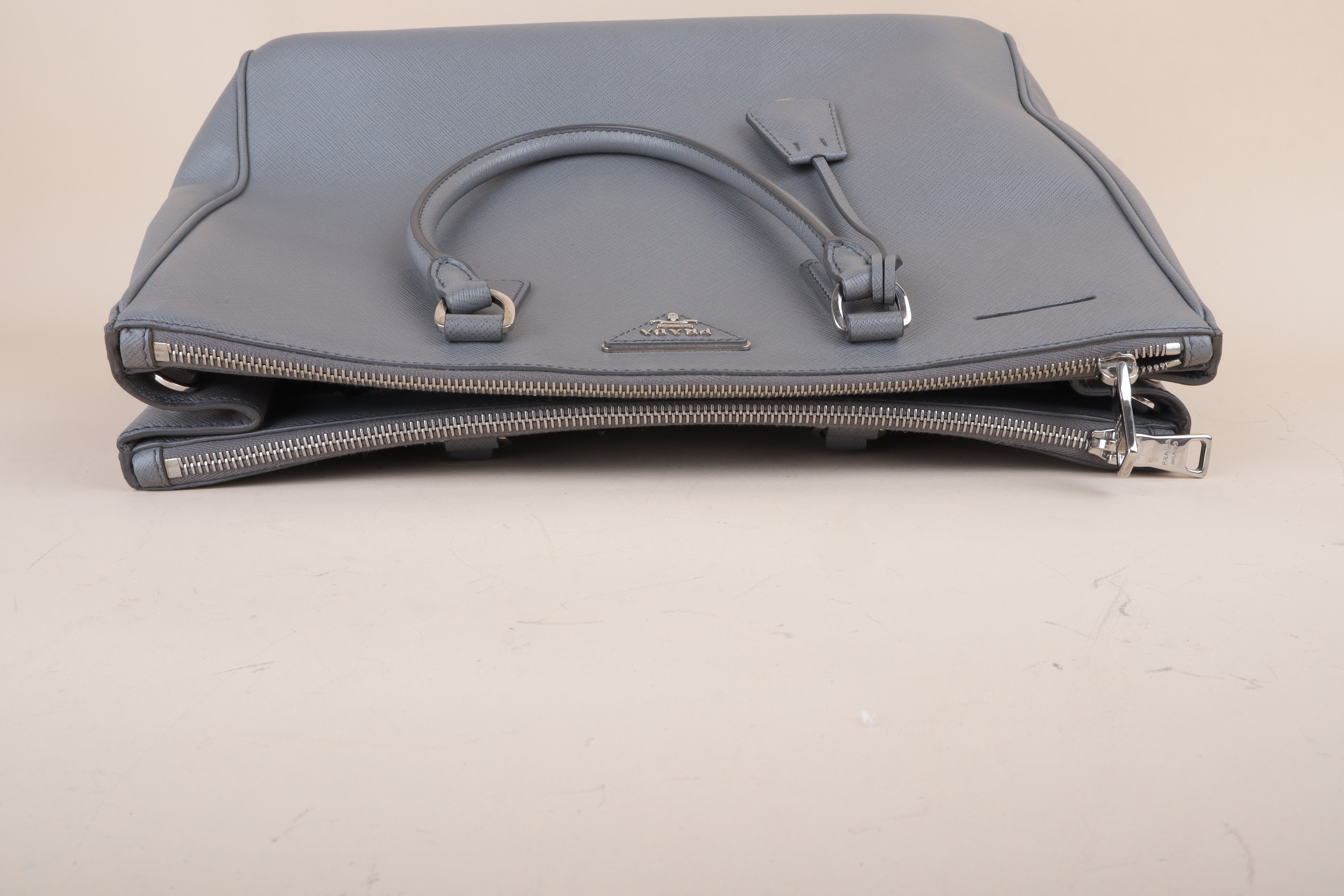 Prada gray Large Tote Bag