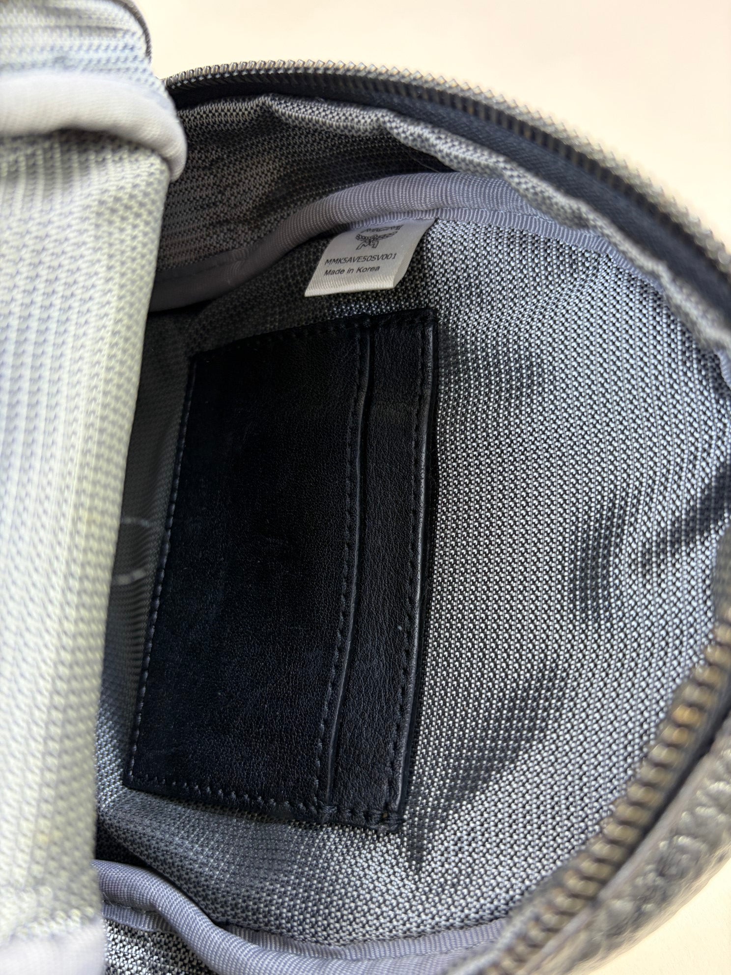 MCM Bicolor Bebe-Boo SIDE Side Studs X-Mini Monogram Backpack