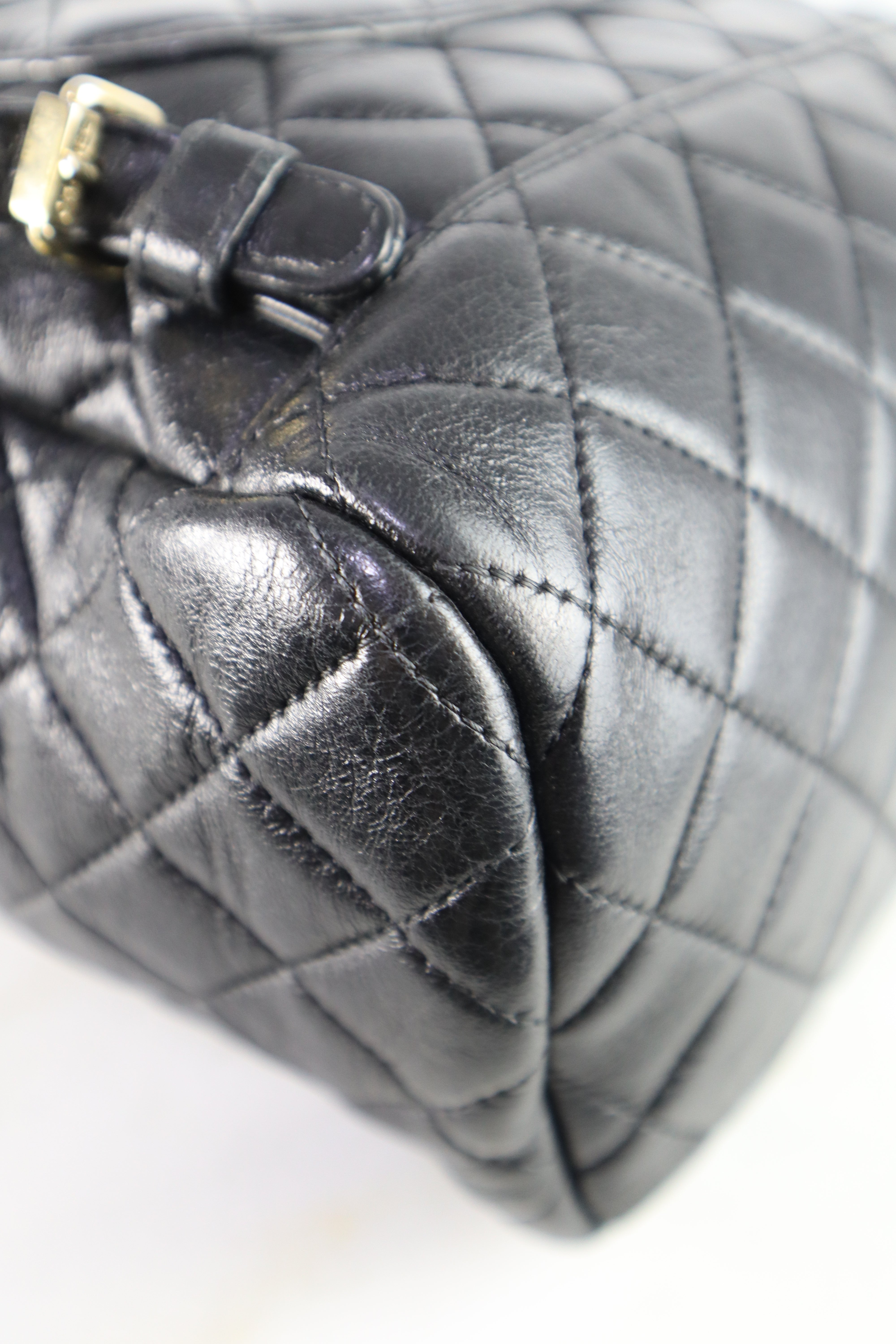 Chanel Black Urban Spirit Large Backpack Adjustable Strap Handbag