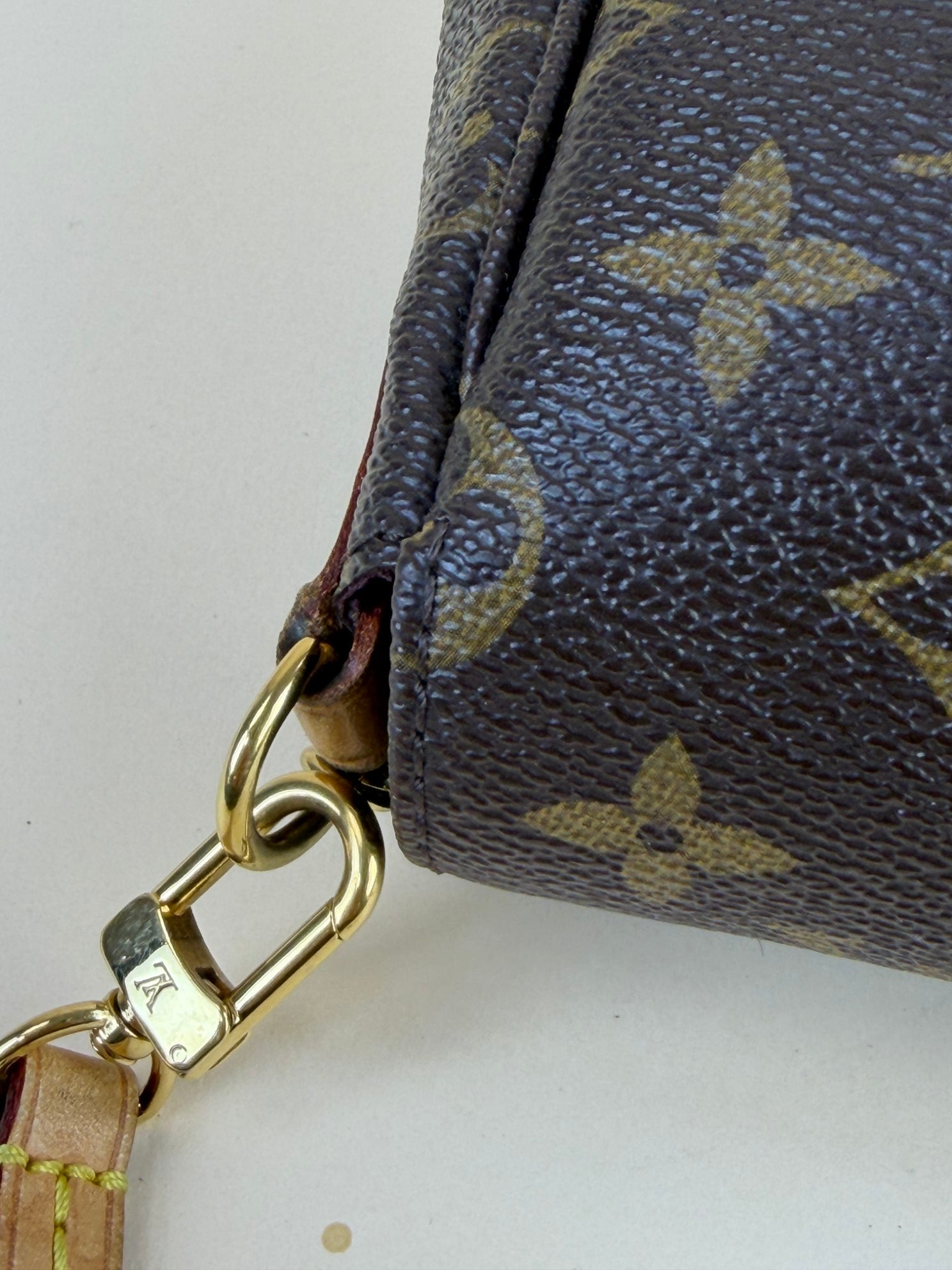 Louis Vuitton Monogram Favorite MM Crossbody Bag with Strap