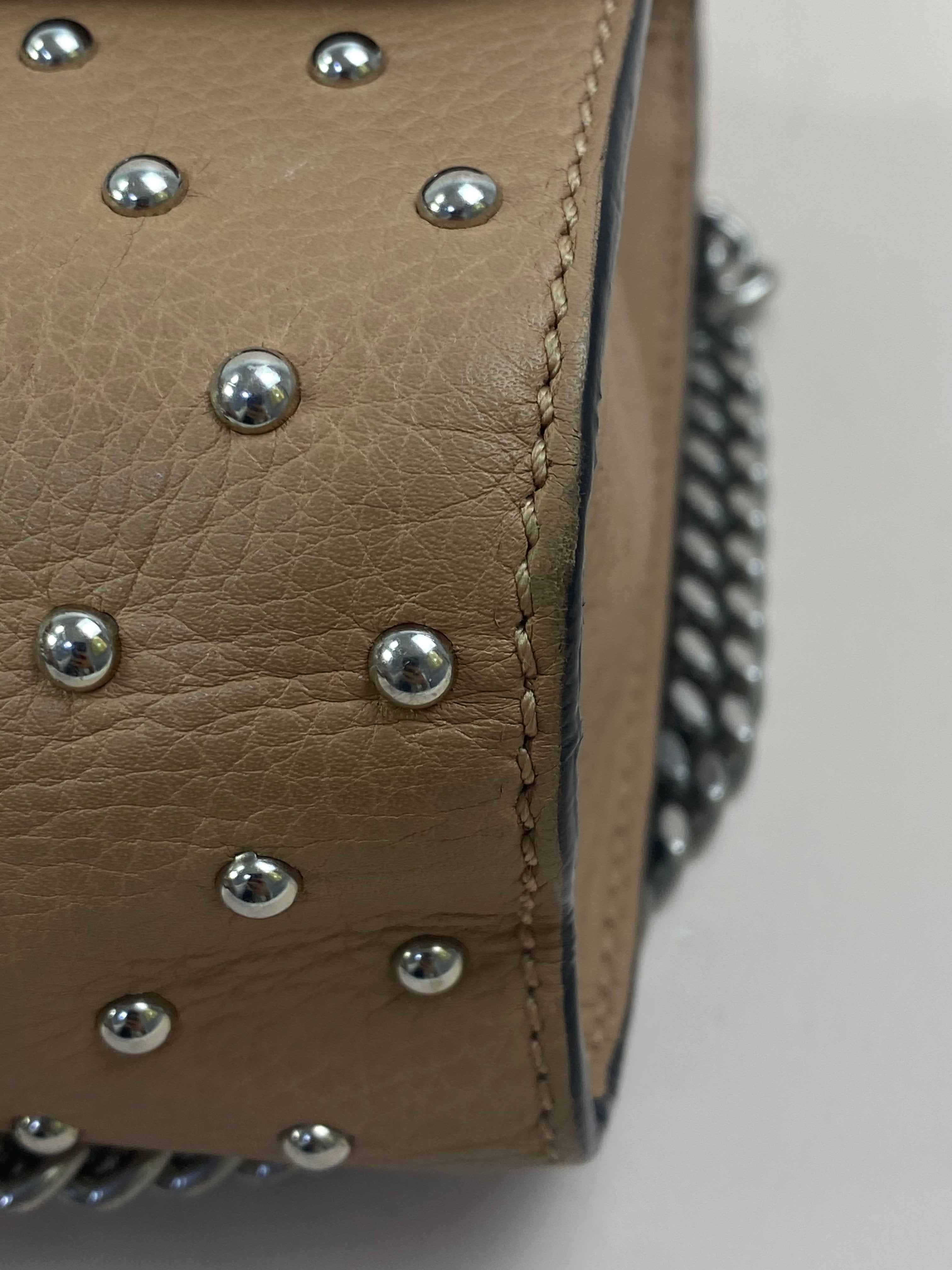Gucci Beige Bamboo Flap Shoulder Bag