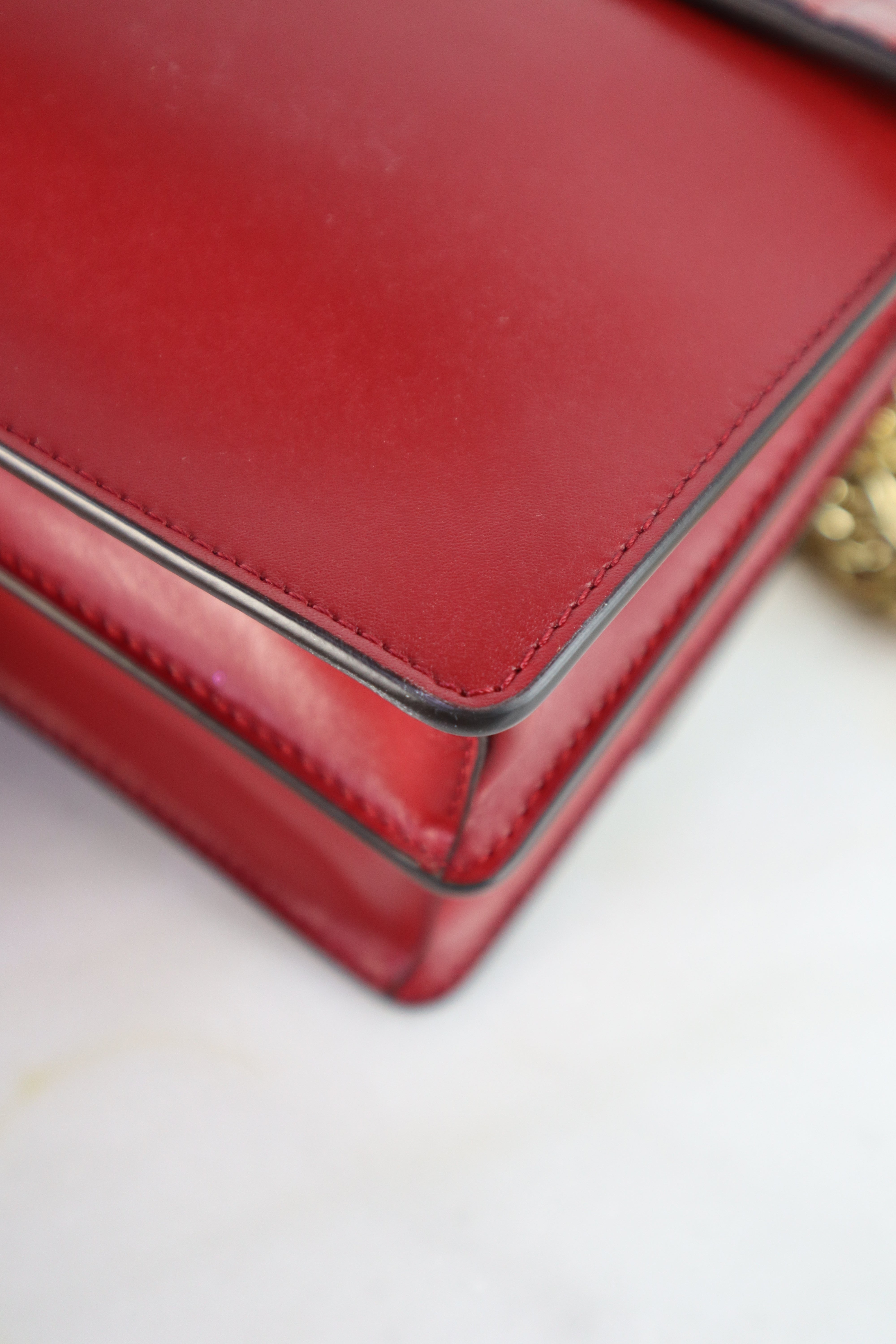 Fendi Red I Kan Small Chain Shoulder Bag