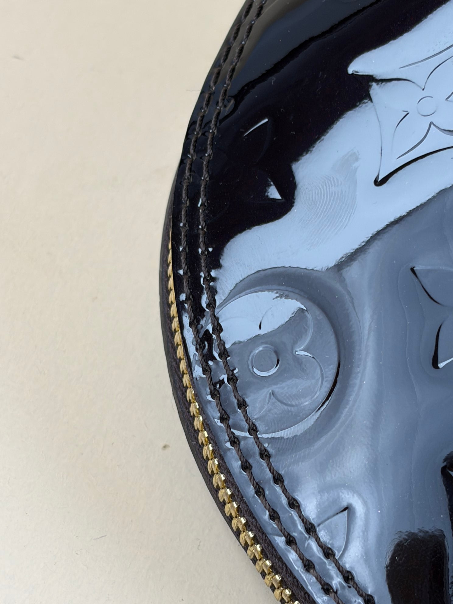 Louis Vuitton Amarante burgundy Monogram Vernis Alma PM Bag