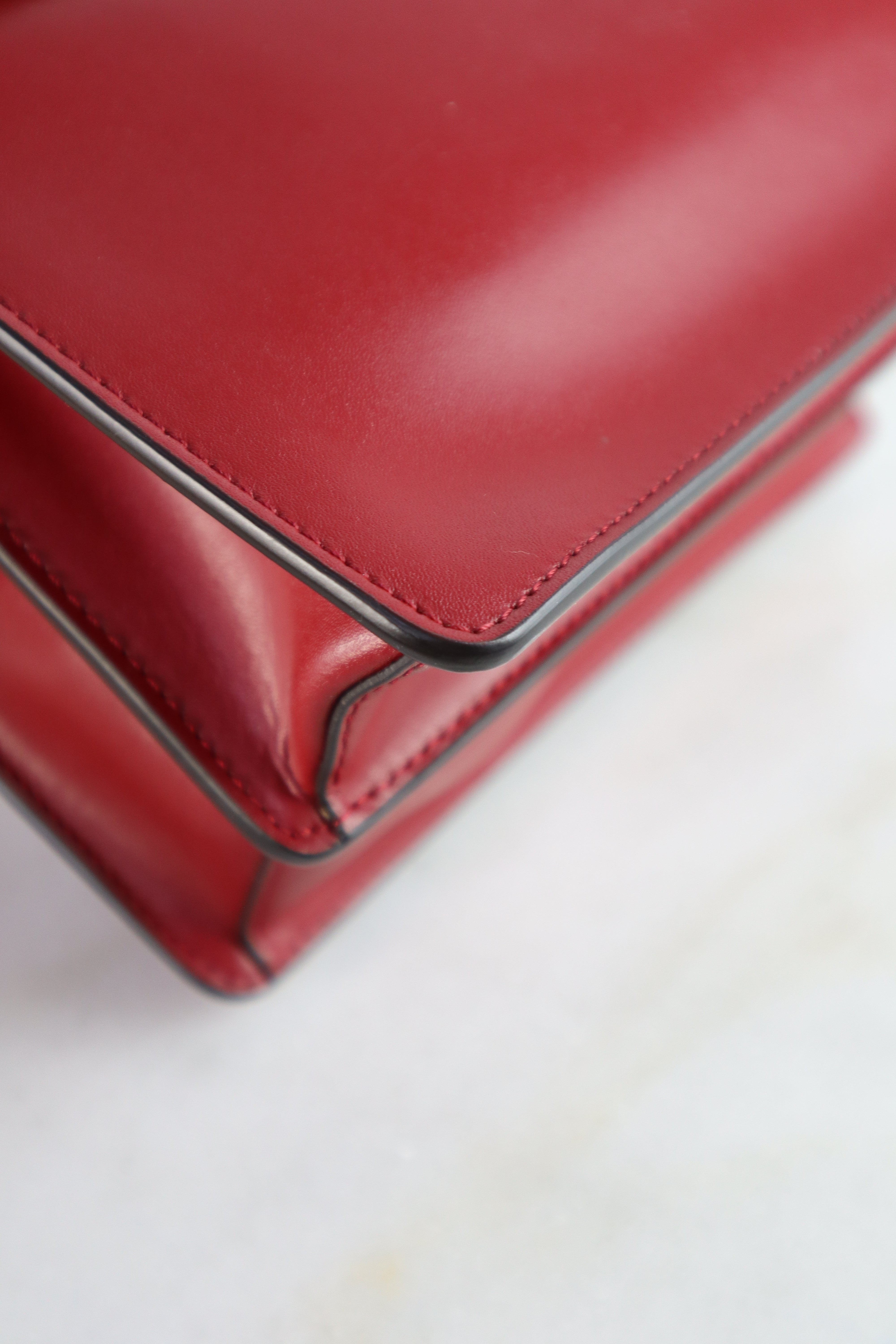 Fendi Red I Kan Small Chain Shoulder Bag