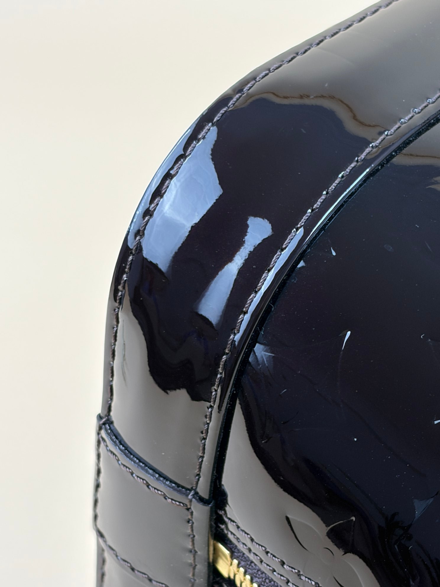 Louis Vuitton Amarante burgundy Monogram Vernis Alma PM Bag