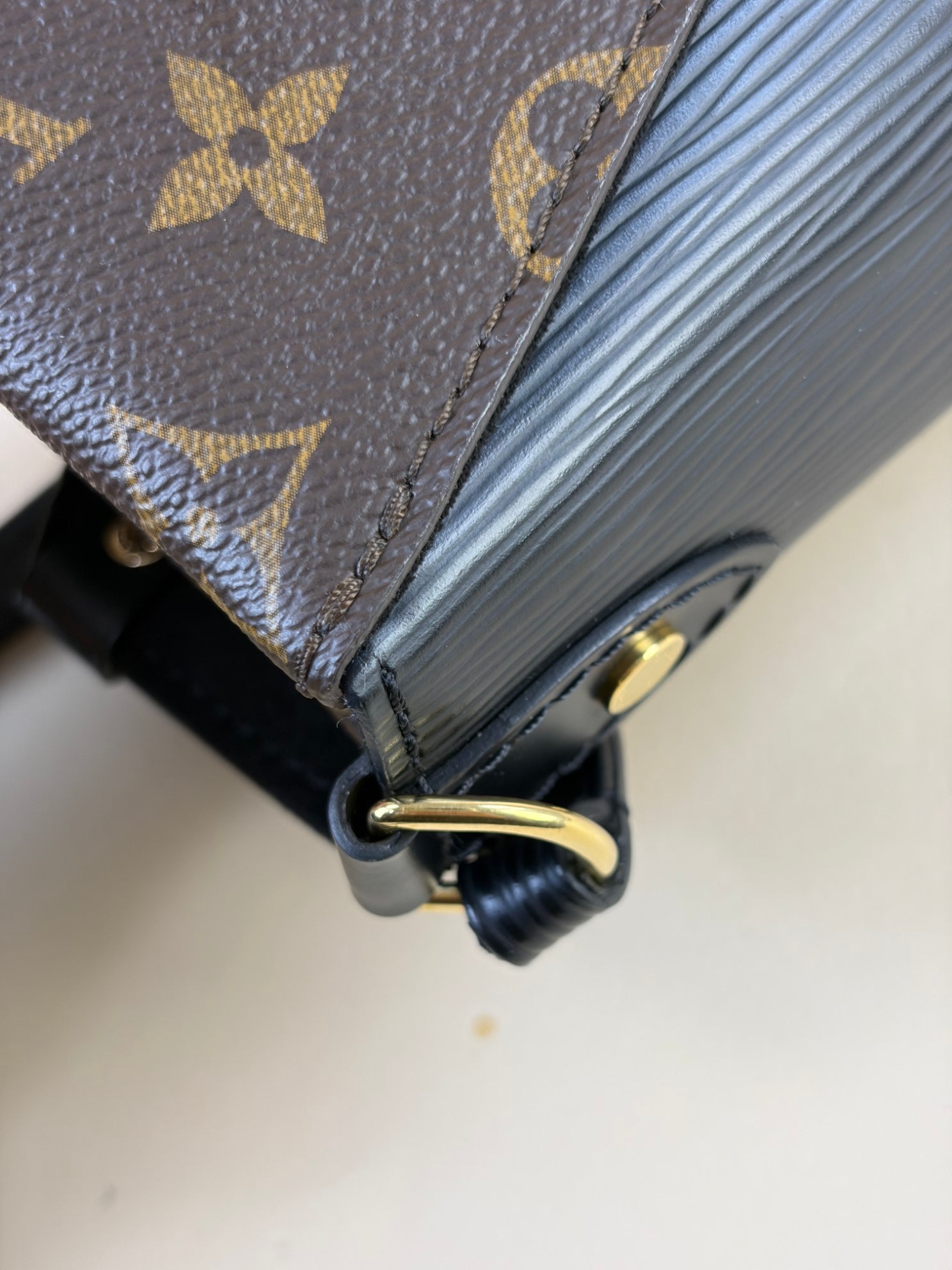 Louis Vuitton Monogram Black Saint Michel Crossbody bag