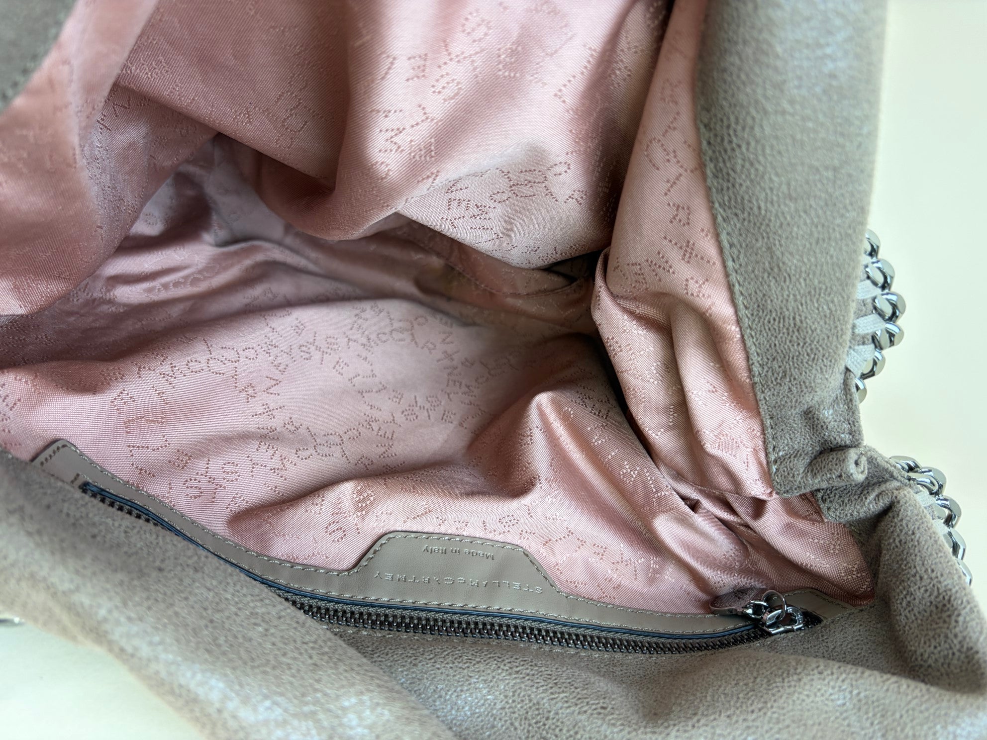 Stella Mccartney Cafe Falabella Fold Over Tote Bag