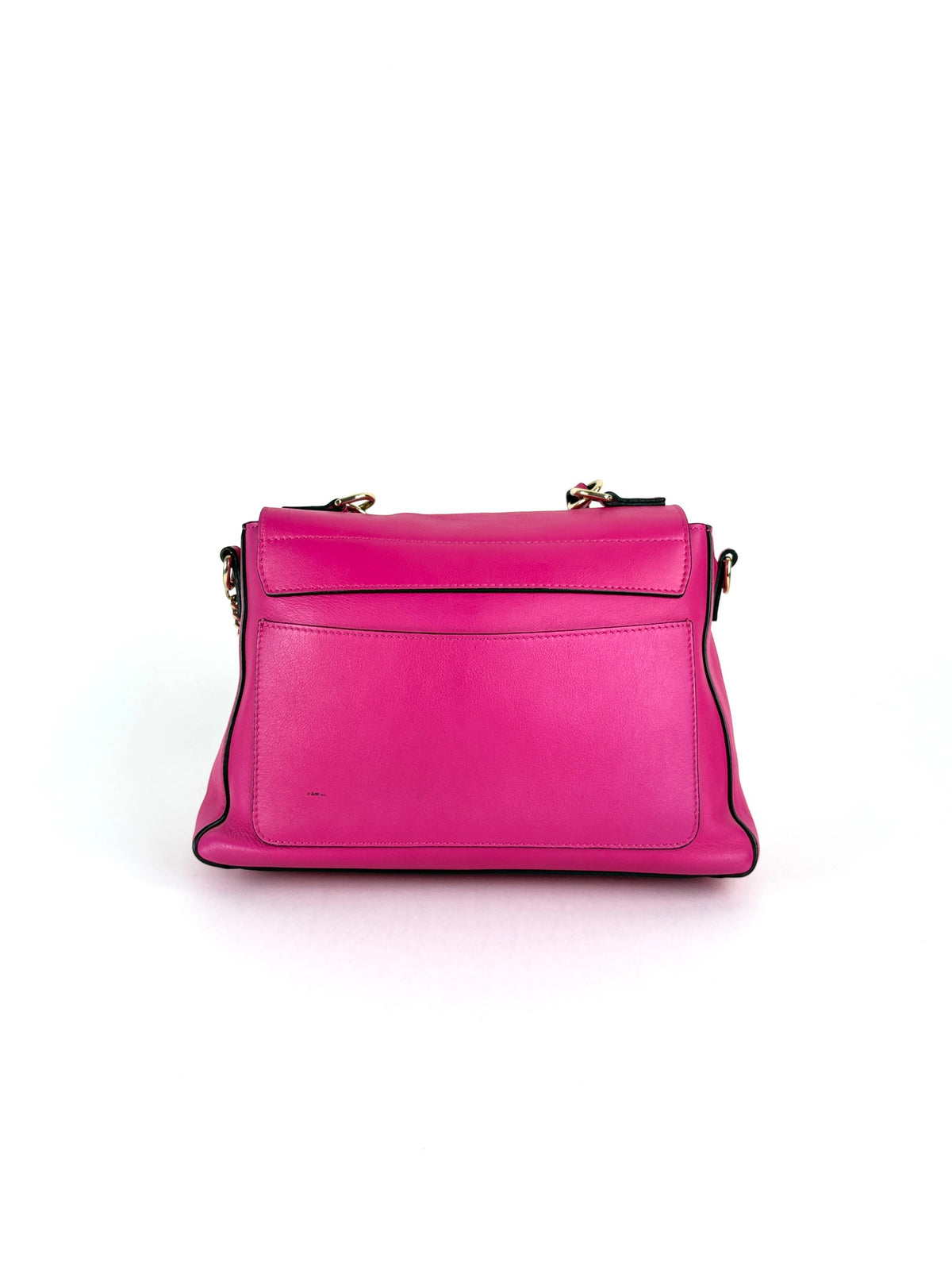 Chloe fushia leather small Faye