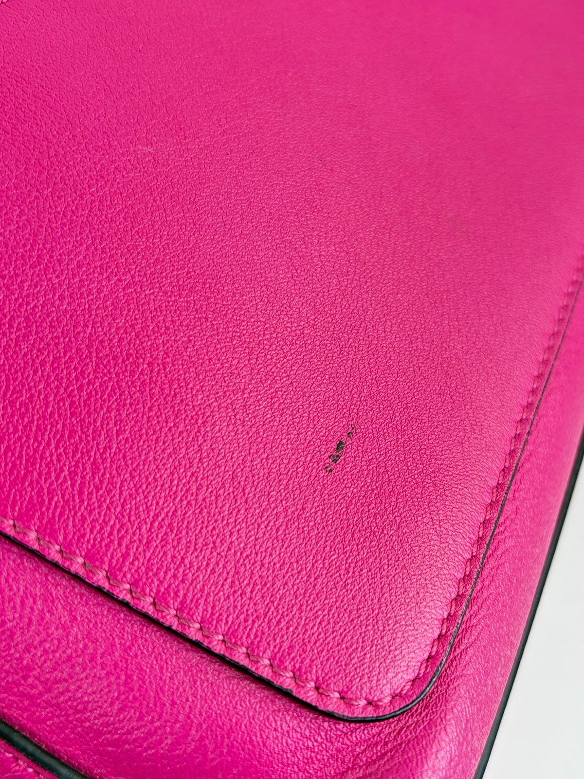 Chloe fushia leather small Faye
