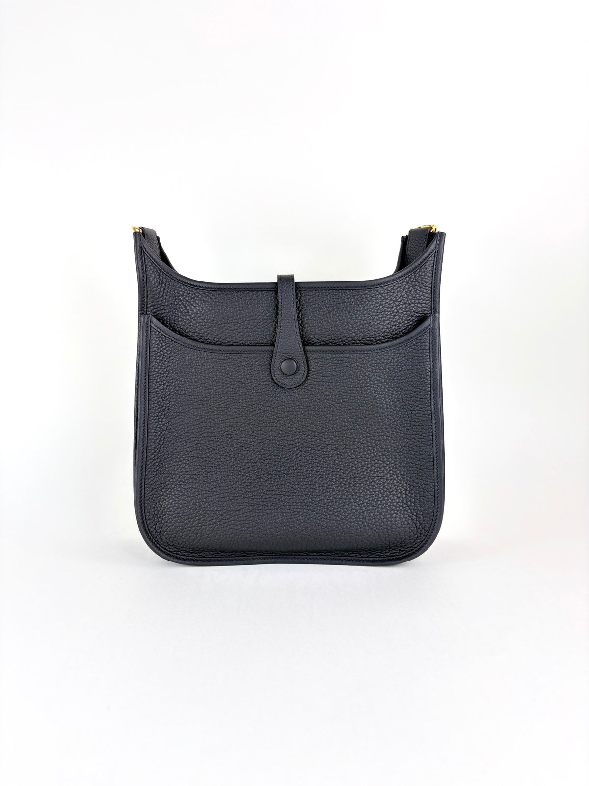 Hermes Evelyne III 29 noir Clemence leather Bag