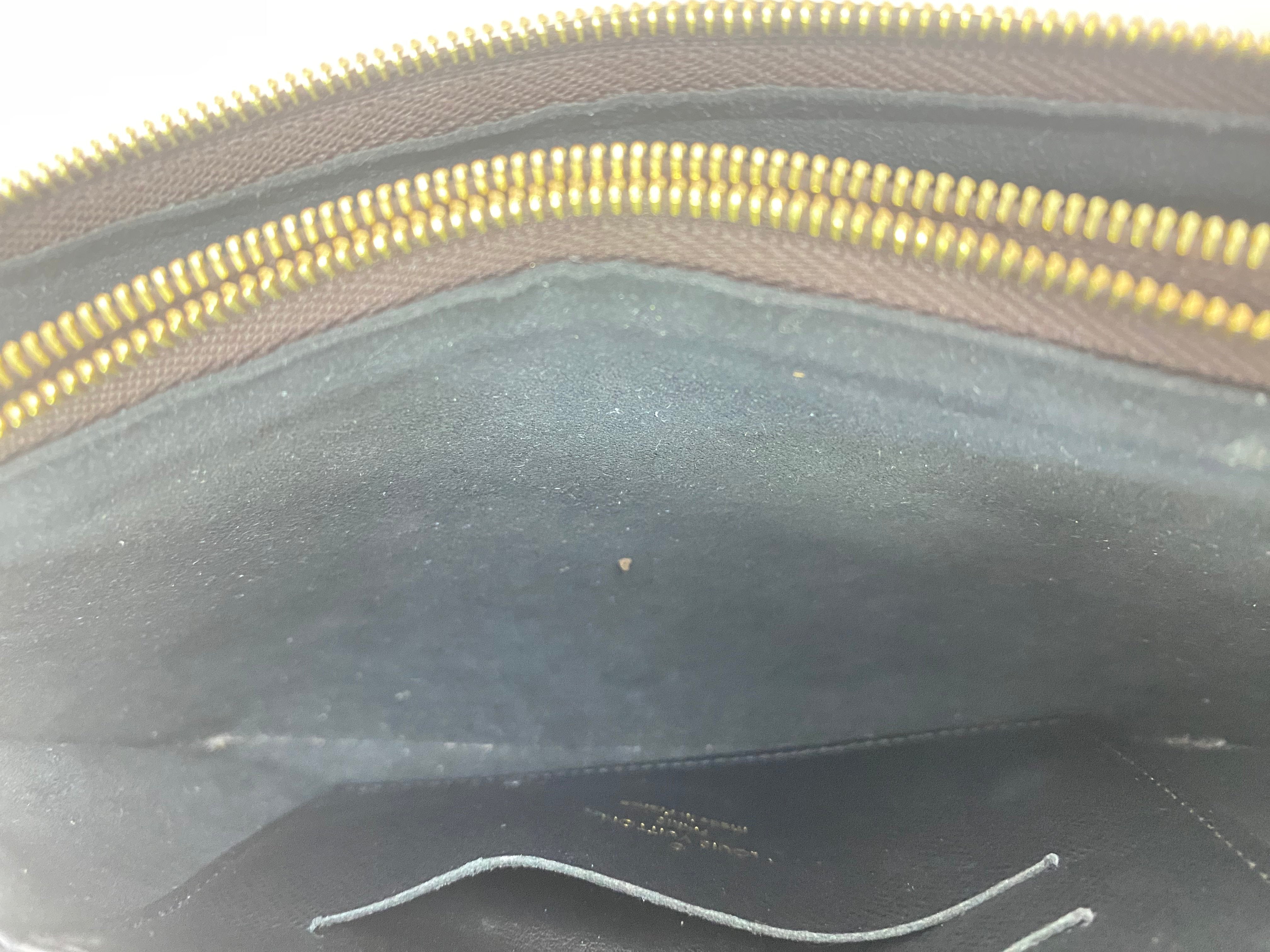 Louis Vuitton Monogram Reverse Double Zip Crossbody Pochette