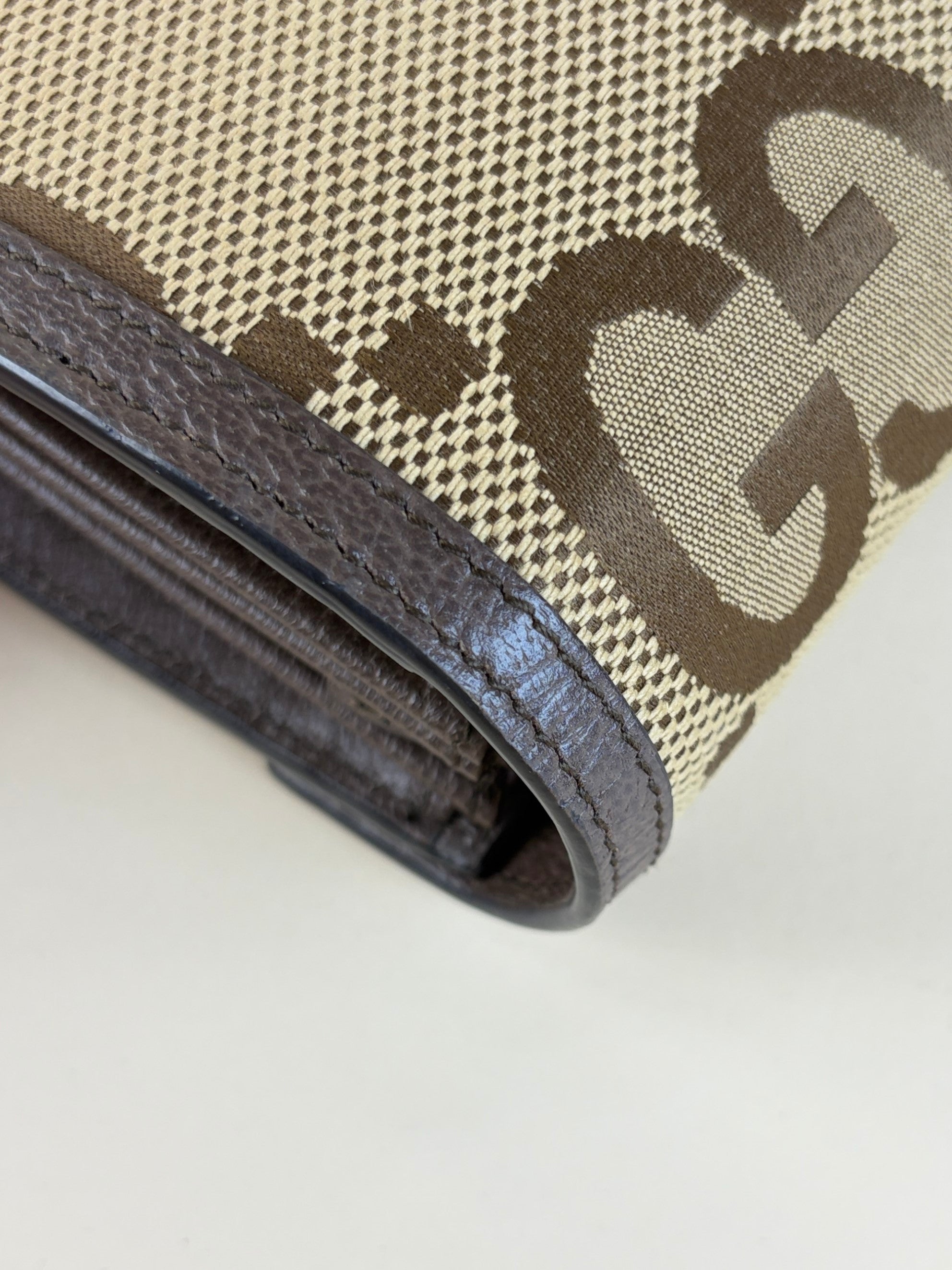 Gucci Tricolor Monogram GG Jumbo Dionysus Mini Chain Wallet