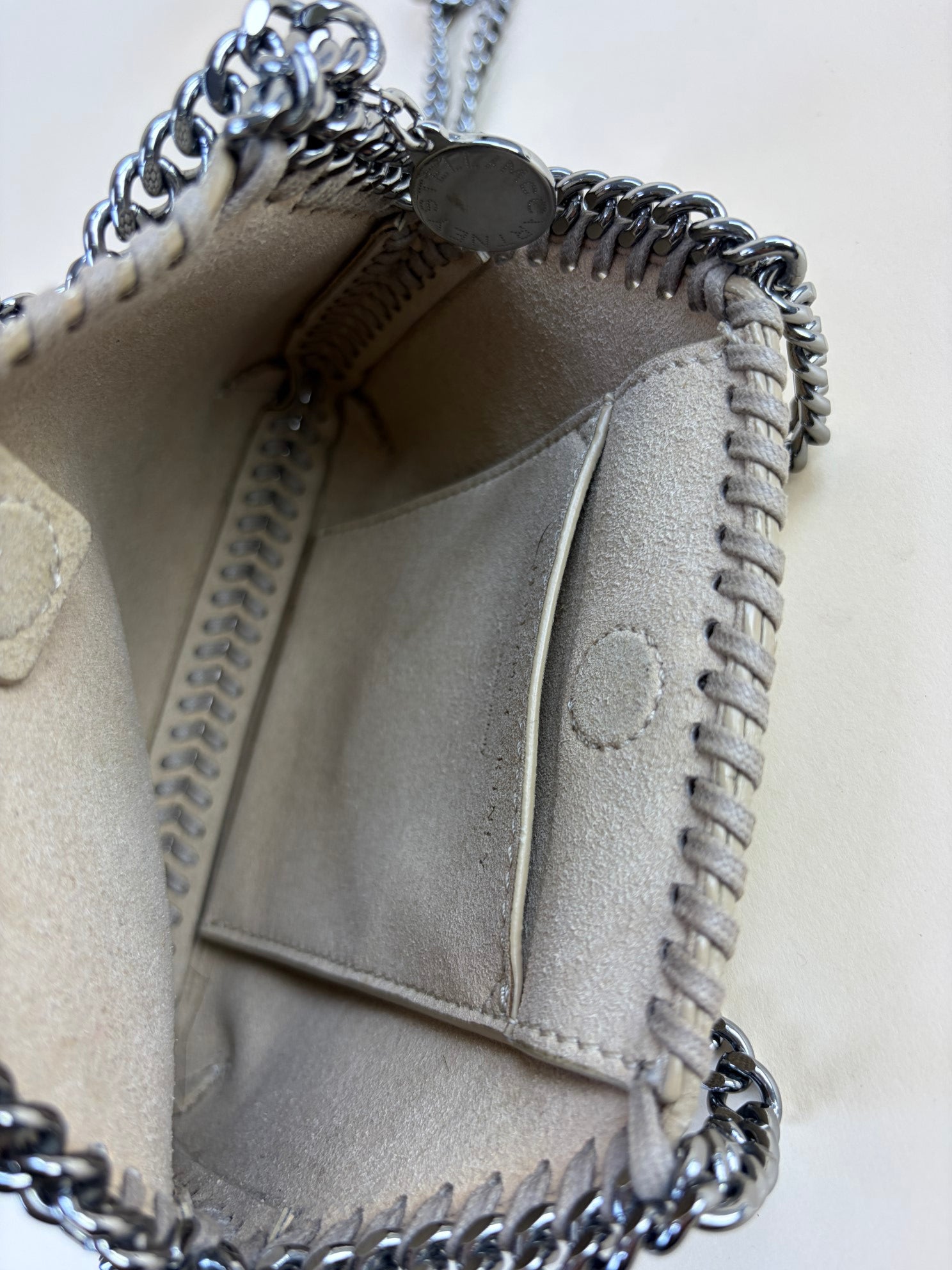 Stella Mccartney Beige Nano Falabella Bag