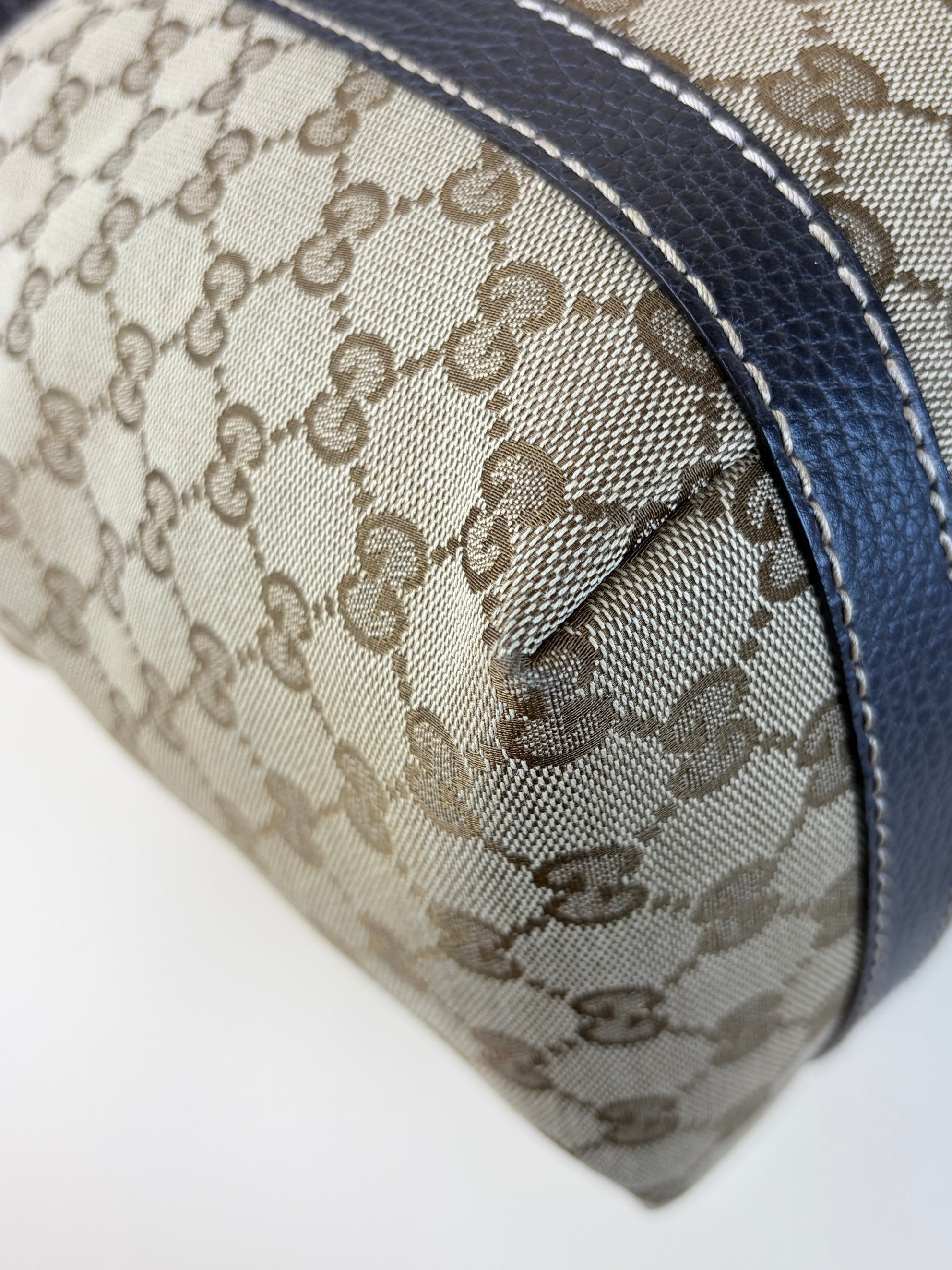 Gucci Tricolor GG Monogram New Ladies Web Tote Bag