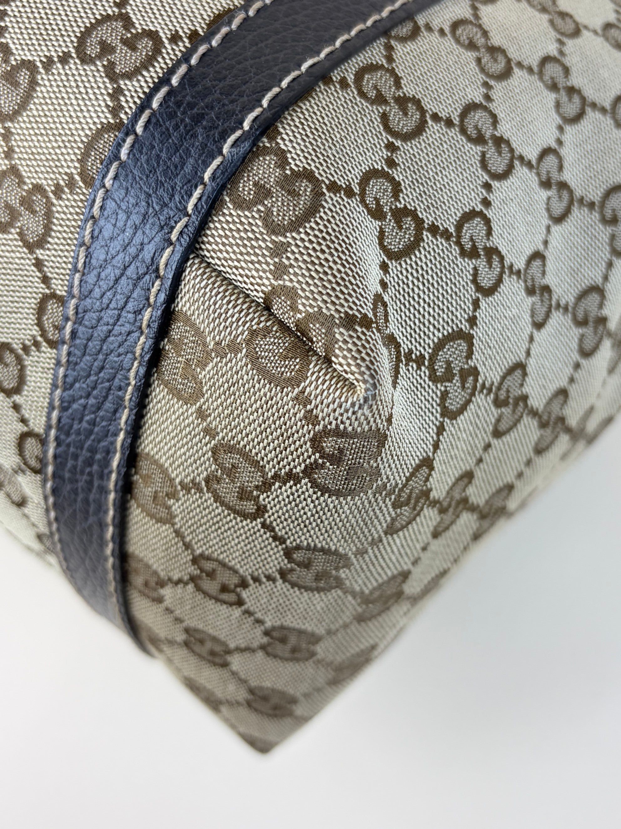 Gucci Tricolor GG Monogram New Ladies Web Tote Bag