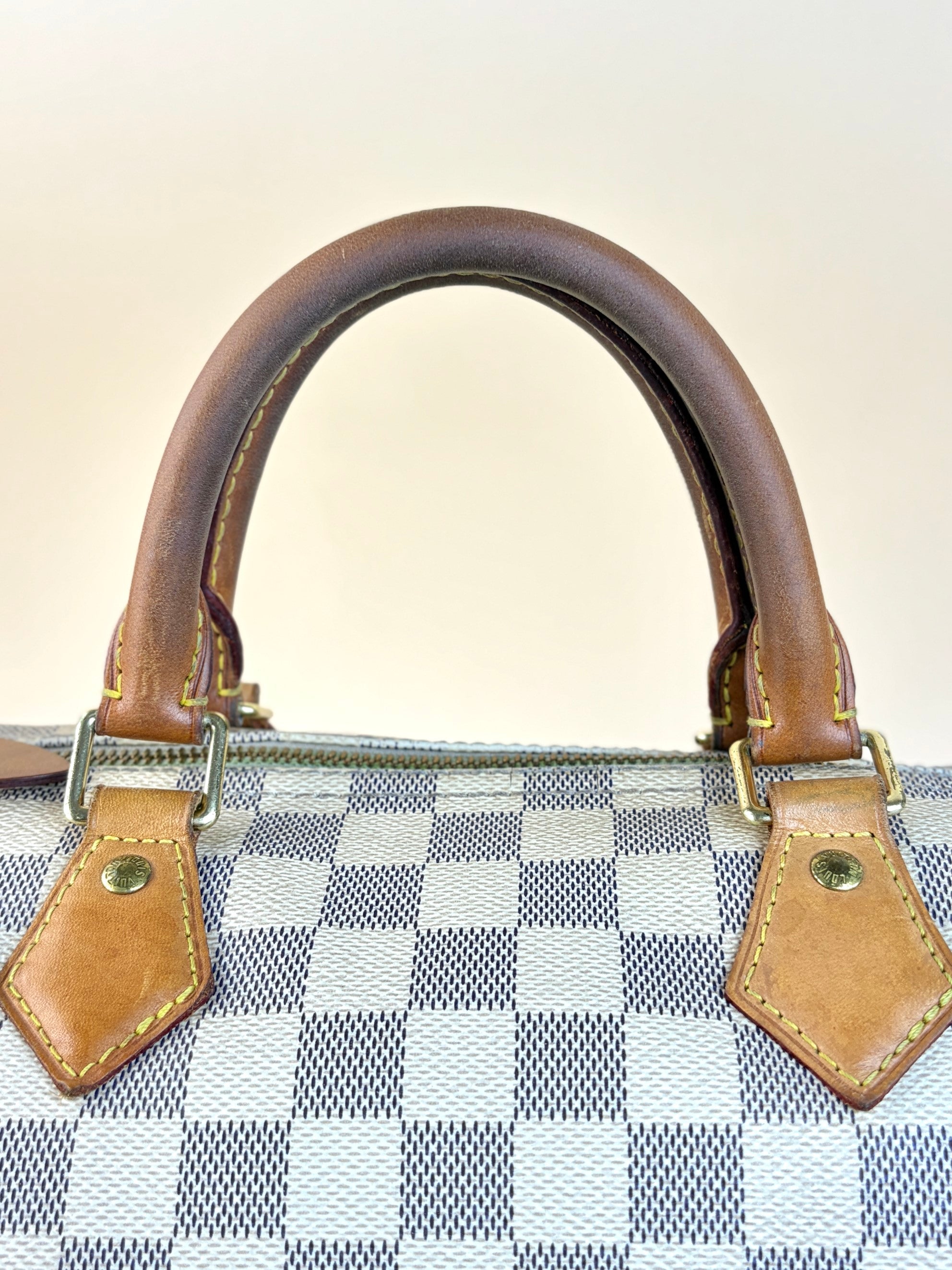 Louis Vuitton Damier Azur Speedy 35 Bag