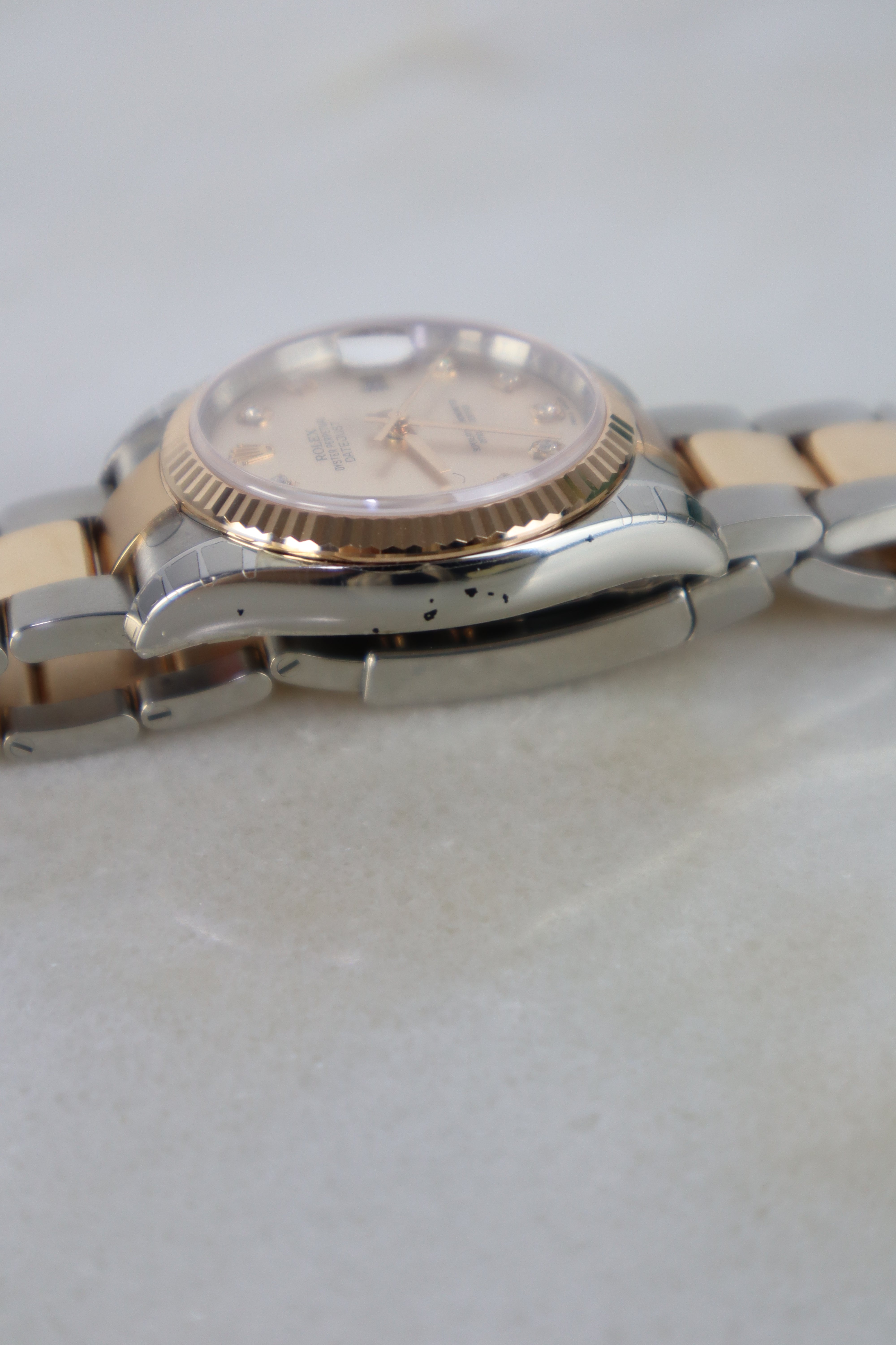 Rolex datejust 36mm diamond steel & rose gold Watch