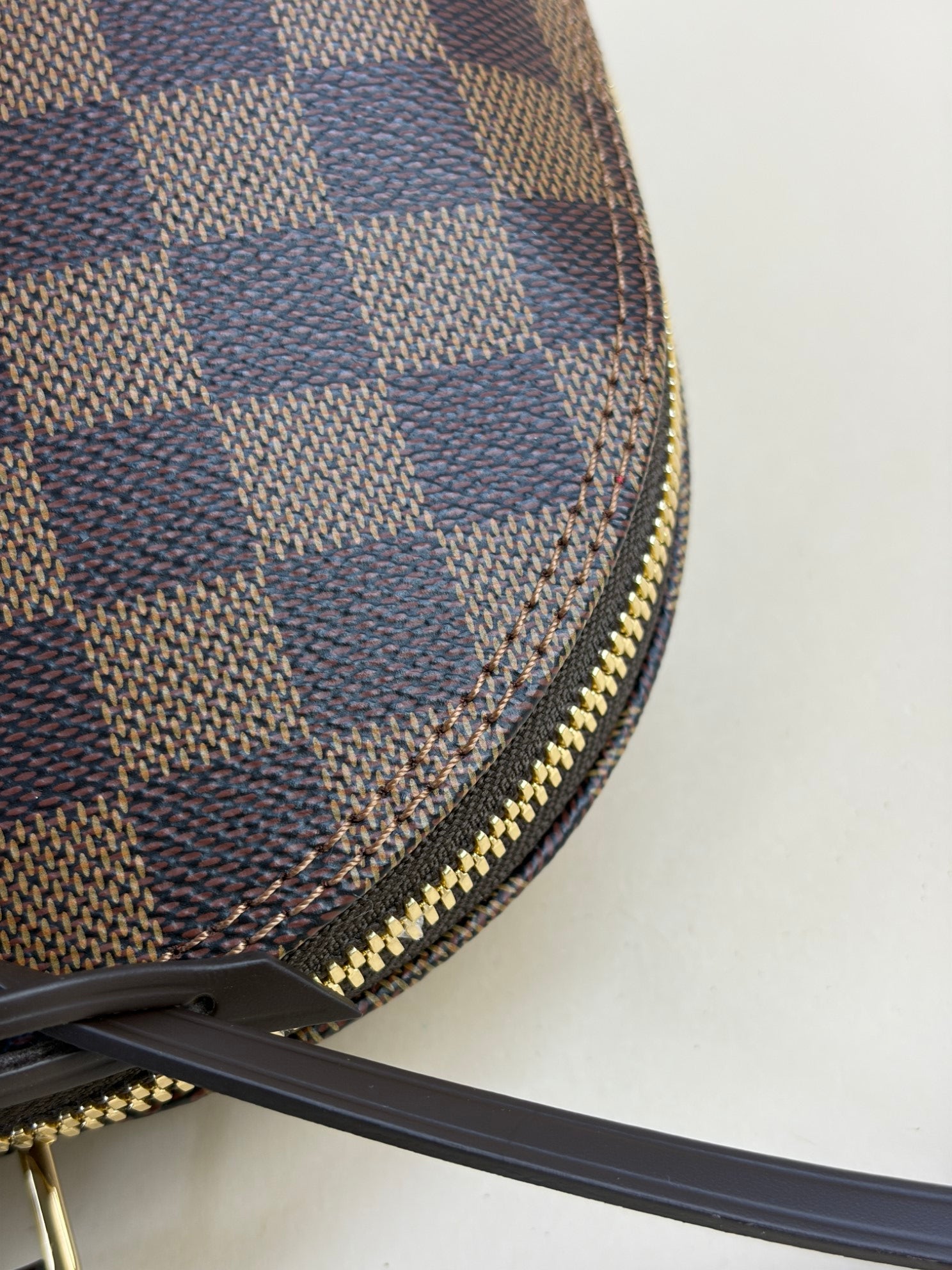 Louis Vuitton Damier Ebene Alma PM Tote Bag