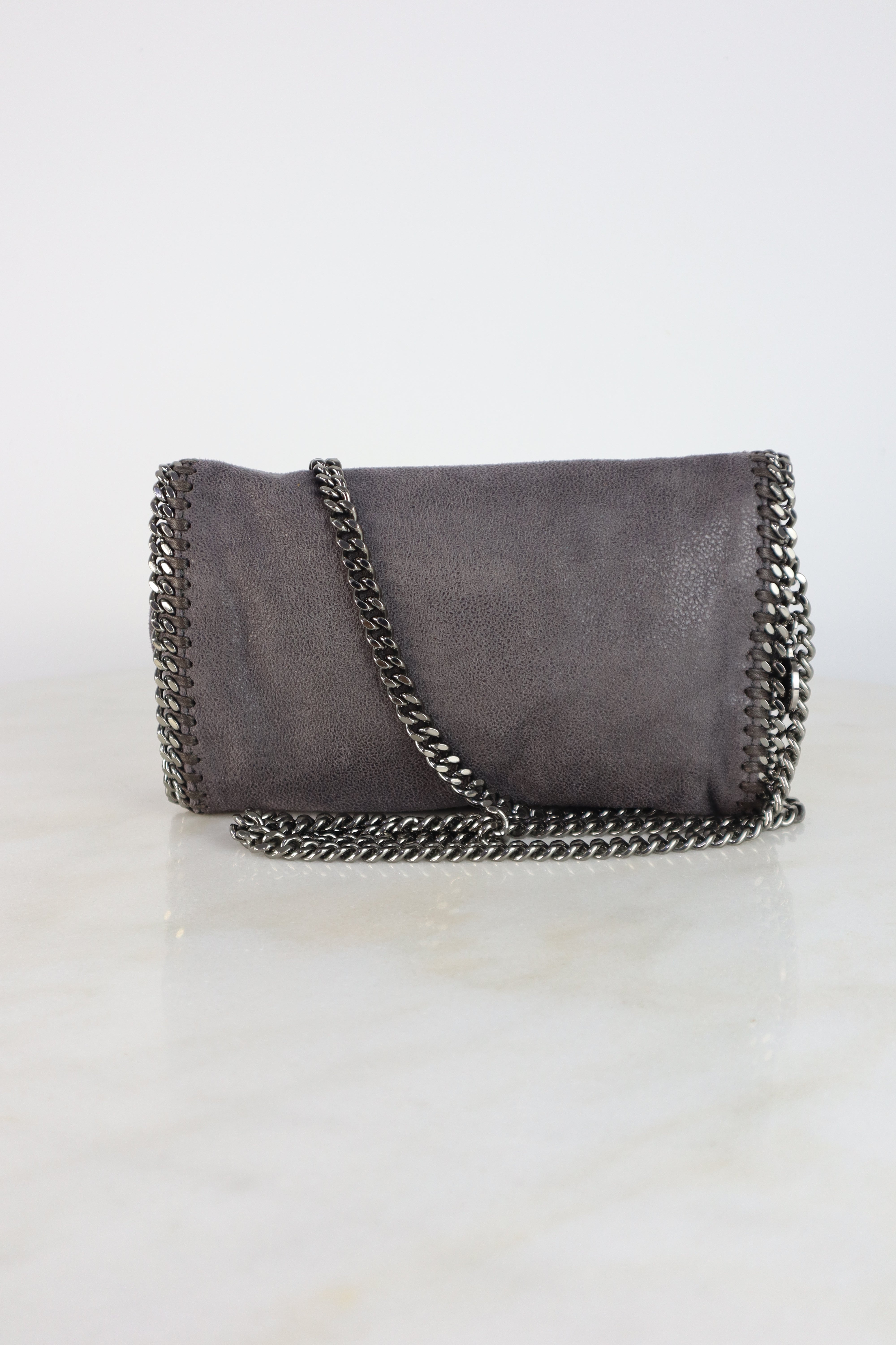 Stella Mccartney Purple Shaggy Deer Falabella Bag
