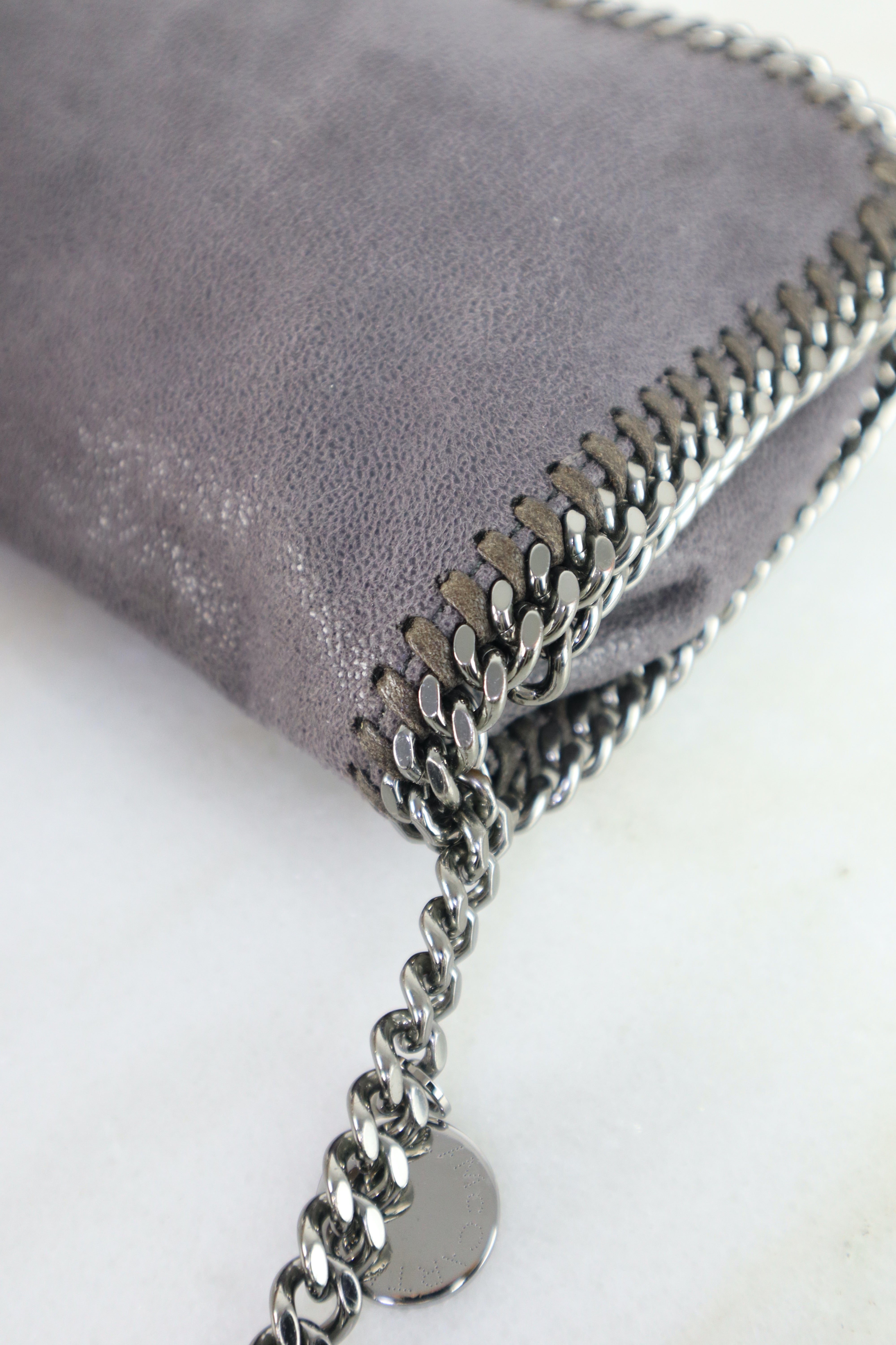 Stella Mccartney Purple Shaggy Deer Falabella Bag
