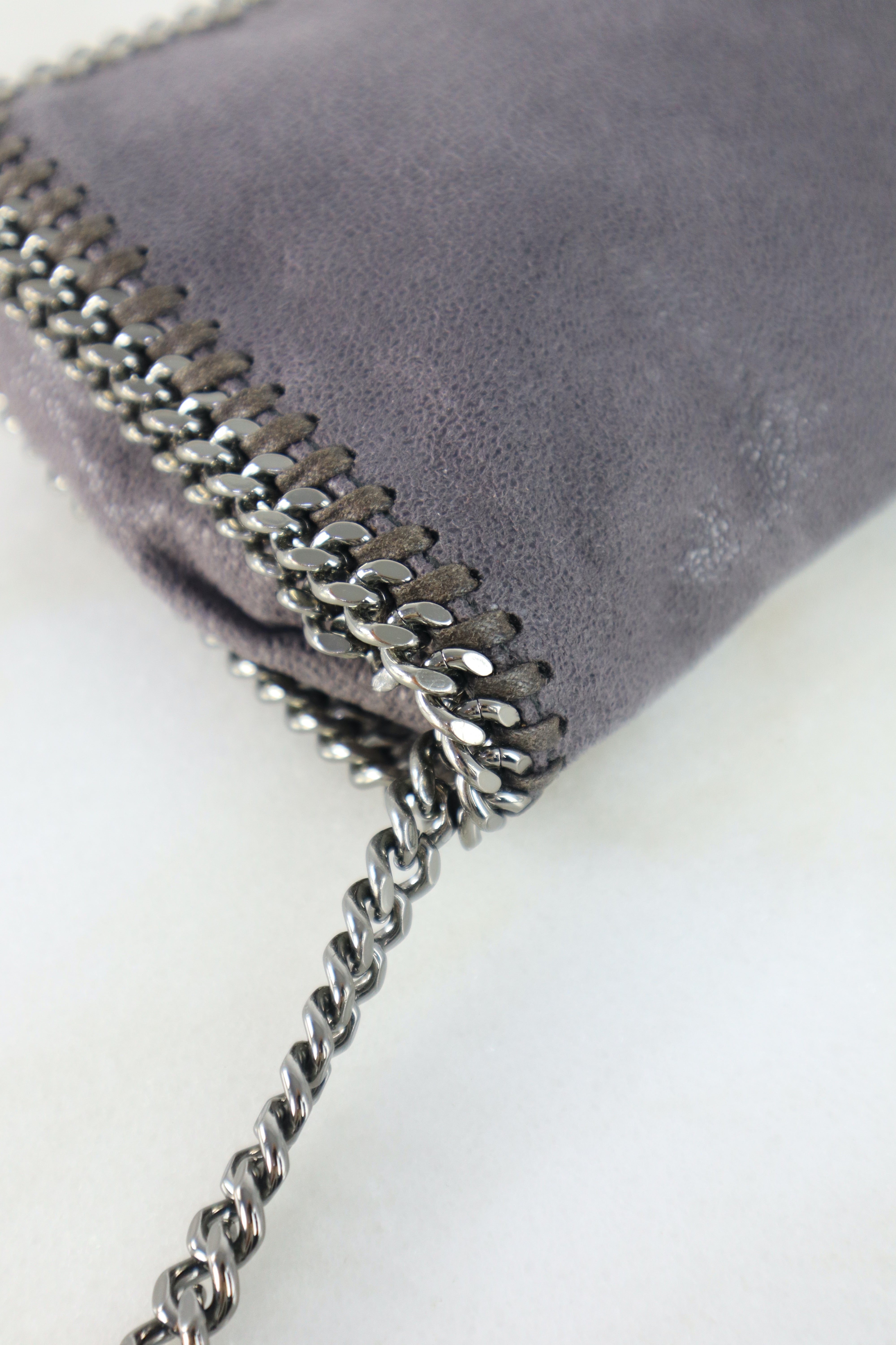 Stella Mccartney Purple Shaggy Deer Falabella Bag