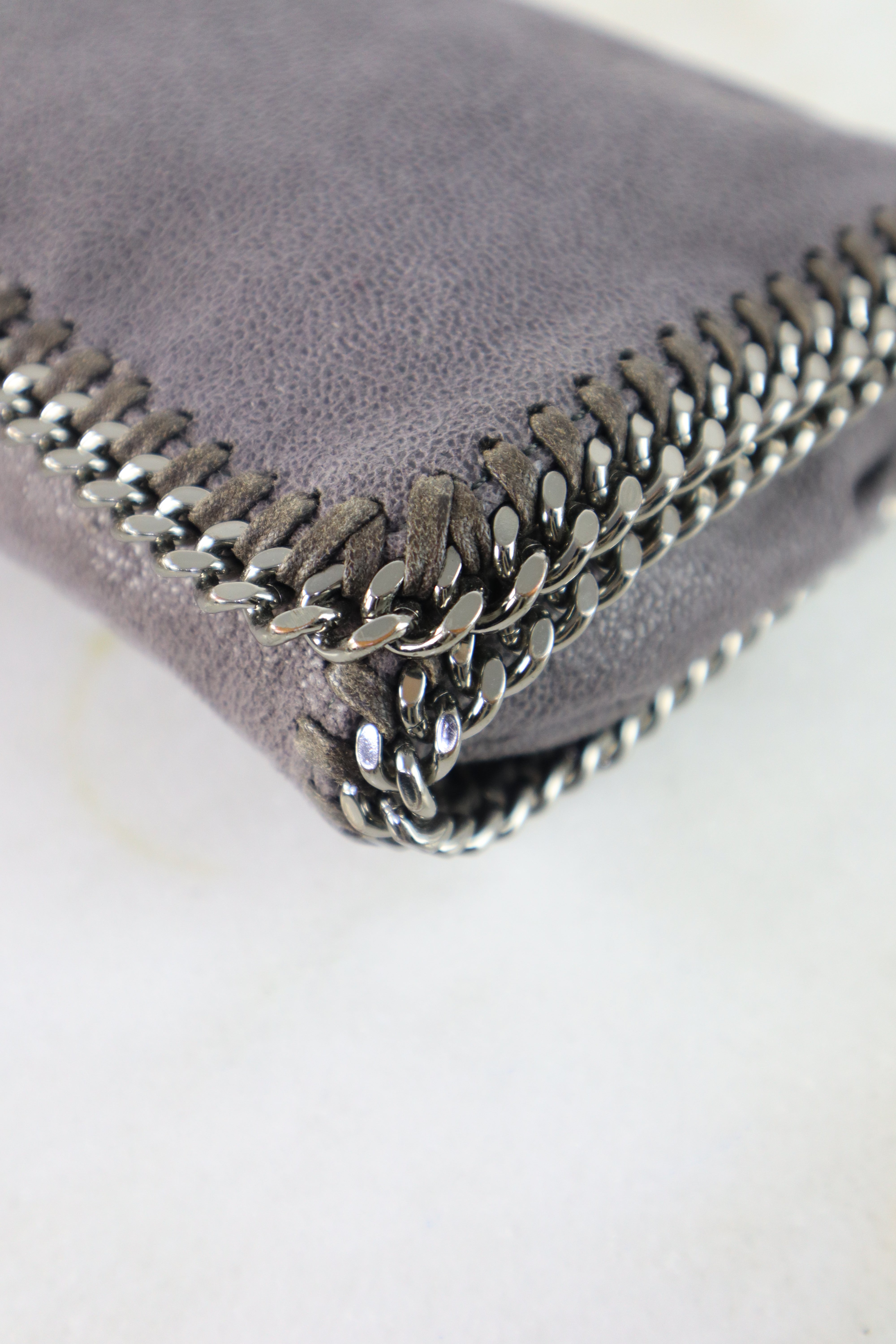 Stella Mccartney Purple Shaggy Deer Falabella Bag