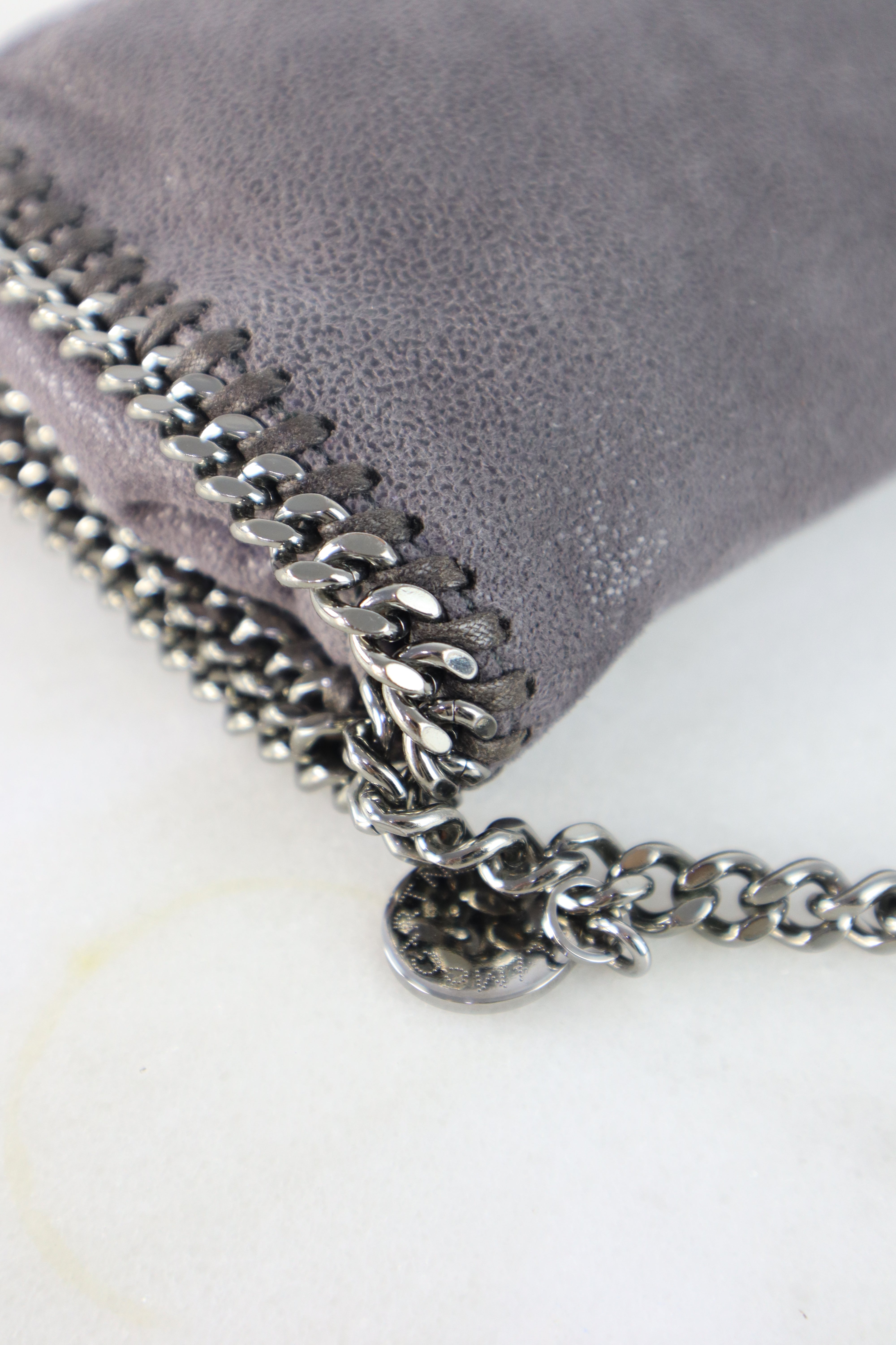 Stella Mccartney Purple Shaggy Deer Falabella Bag