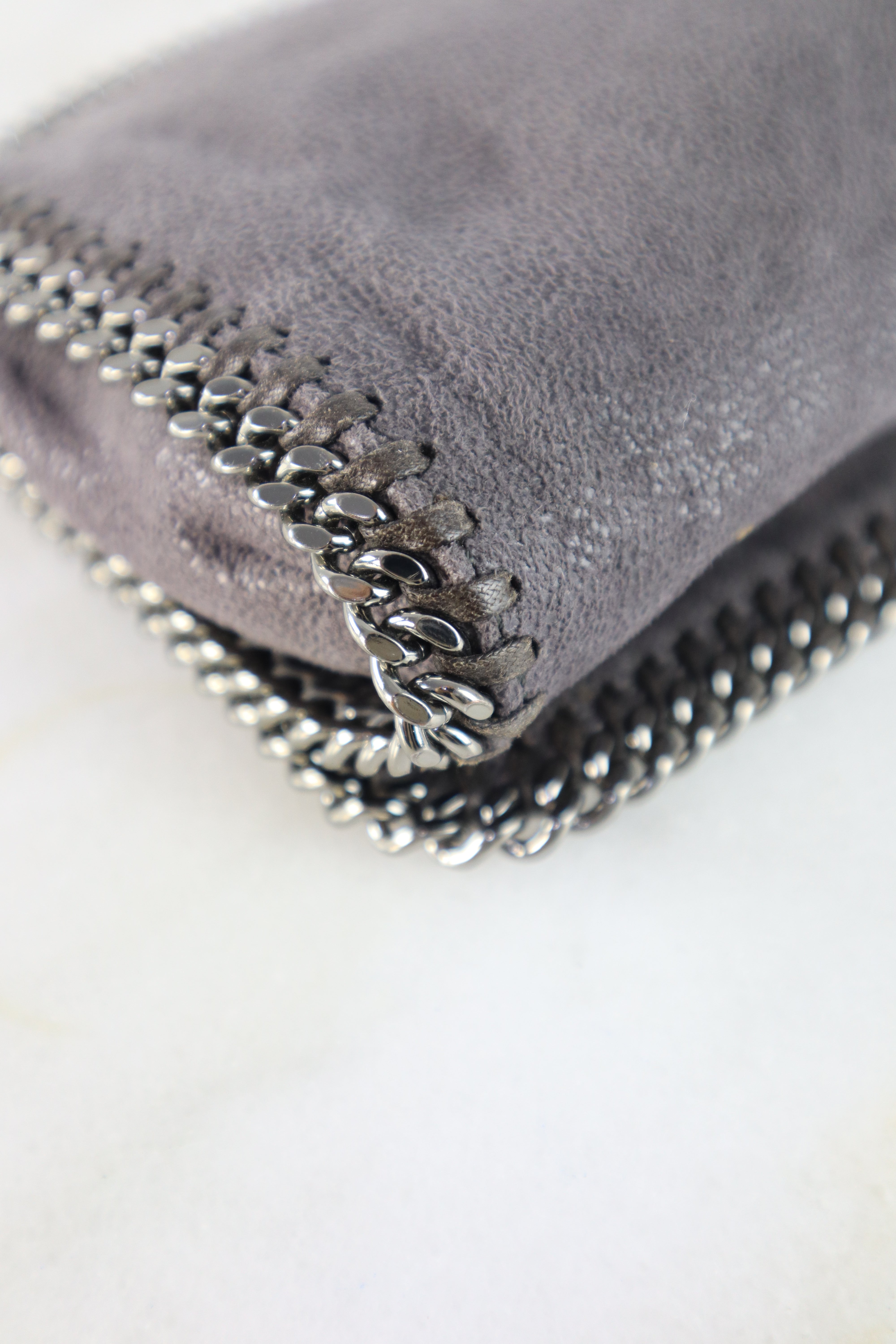 Stella Mccartney Purple Shaggy Deer Falabella Bag