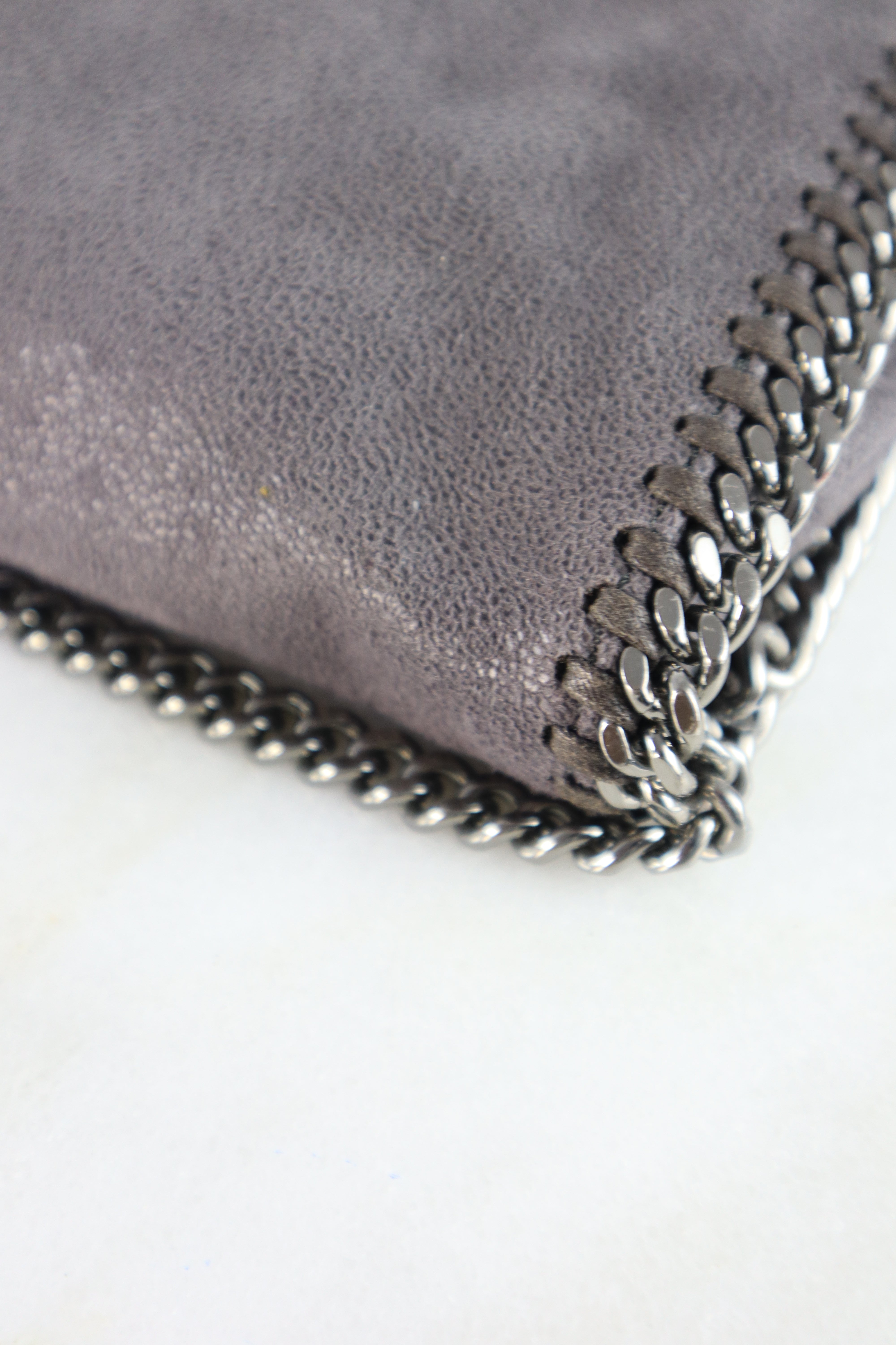 Stella Mccartney Purple Shaggy Deer Falabella Bag