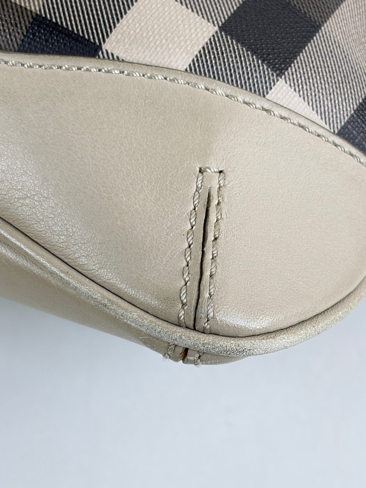 Burberry smoked trench coated canvas Hartham crossbody bag