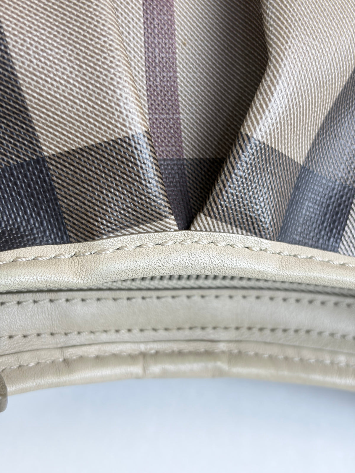 Burberry smoked trench coated canvas Hartham crossbody bag