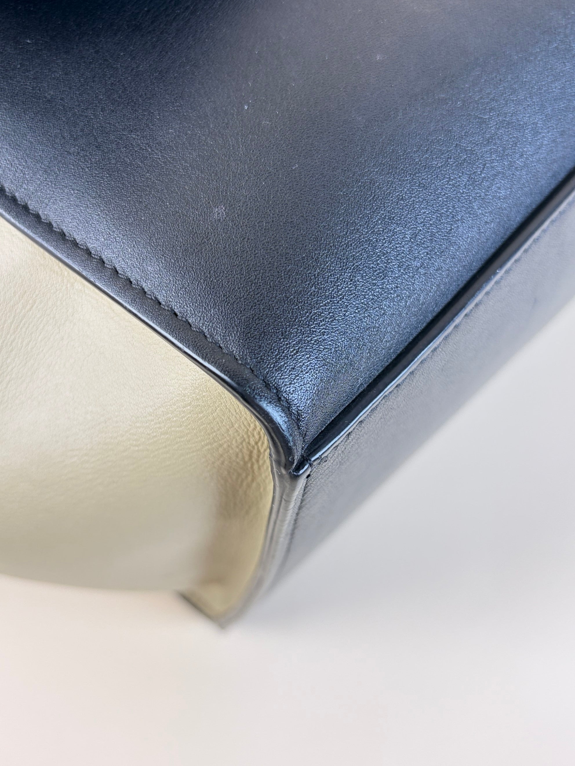Celine Tricolor Trapeze top handle smooth calfskin