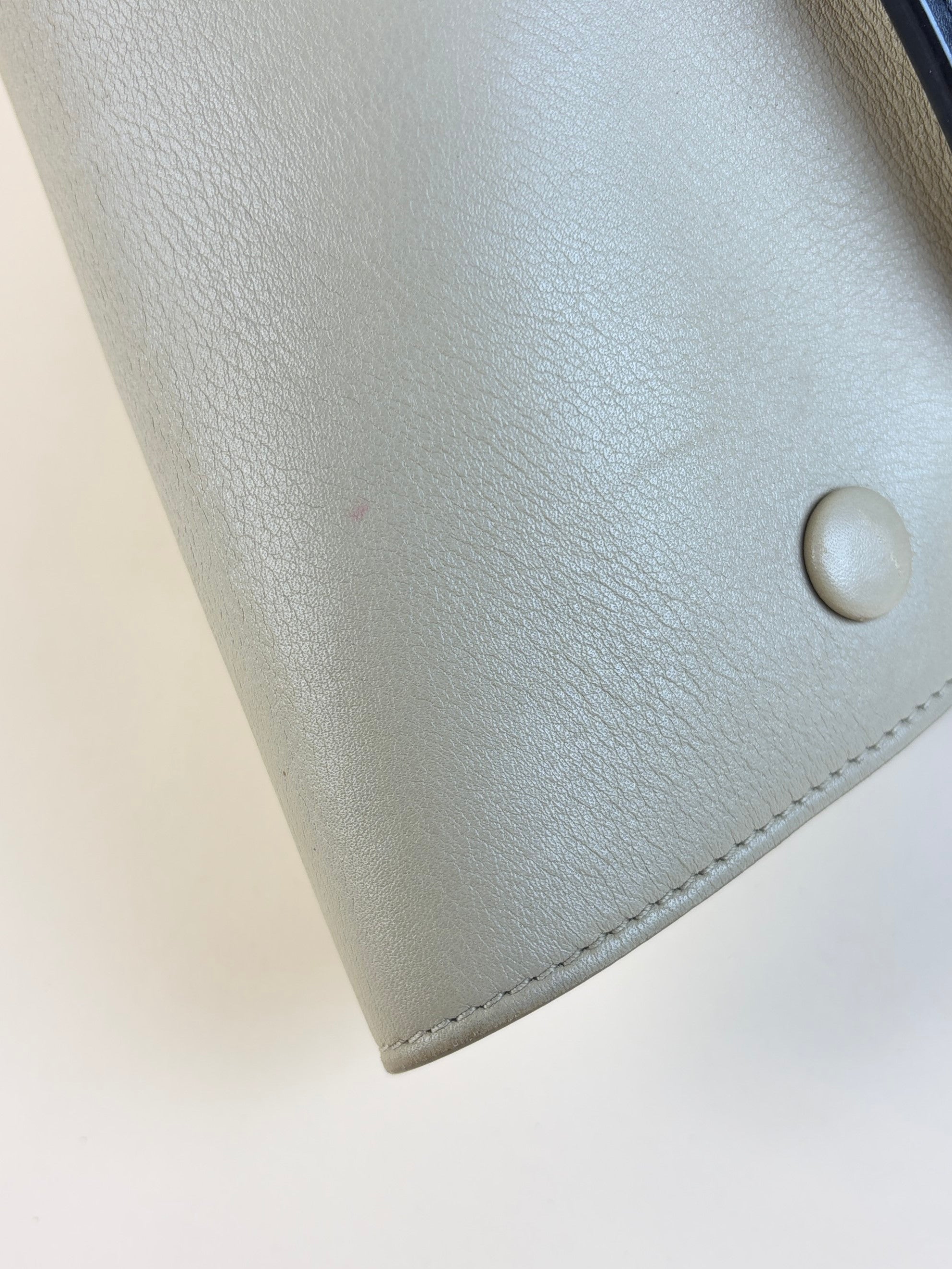 Celine Tricolor Trapeze top handle smooth calfskin
