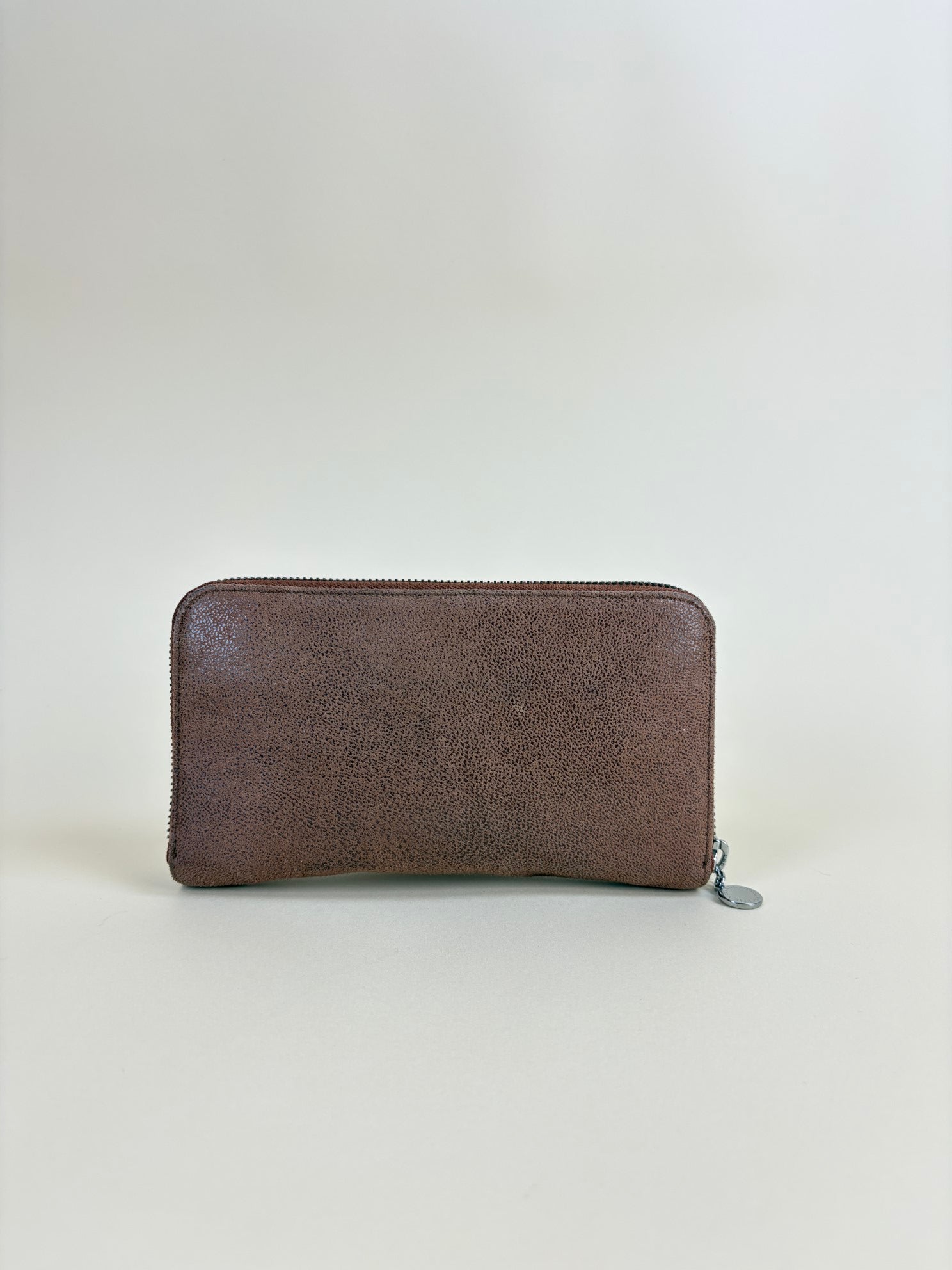 Stella Mccartney Brown Zip - Continental Falabella Long Wallet