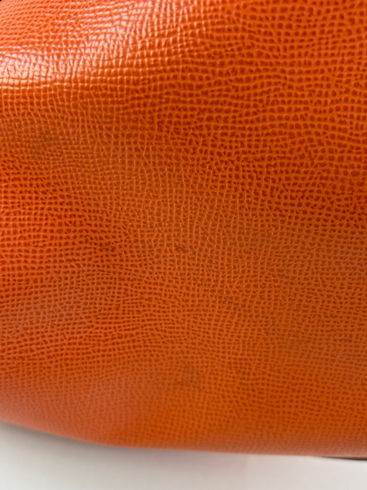Dolce & Gabbana orange Dauphine calfskin leather Sicily maxi