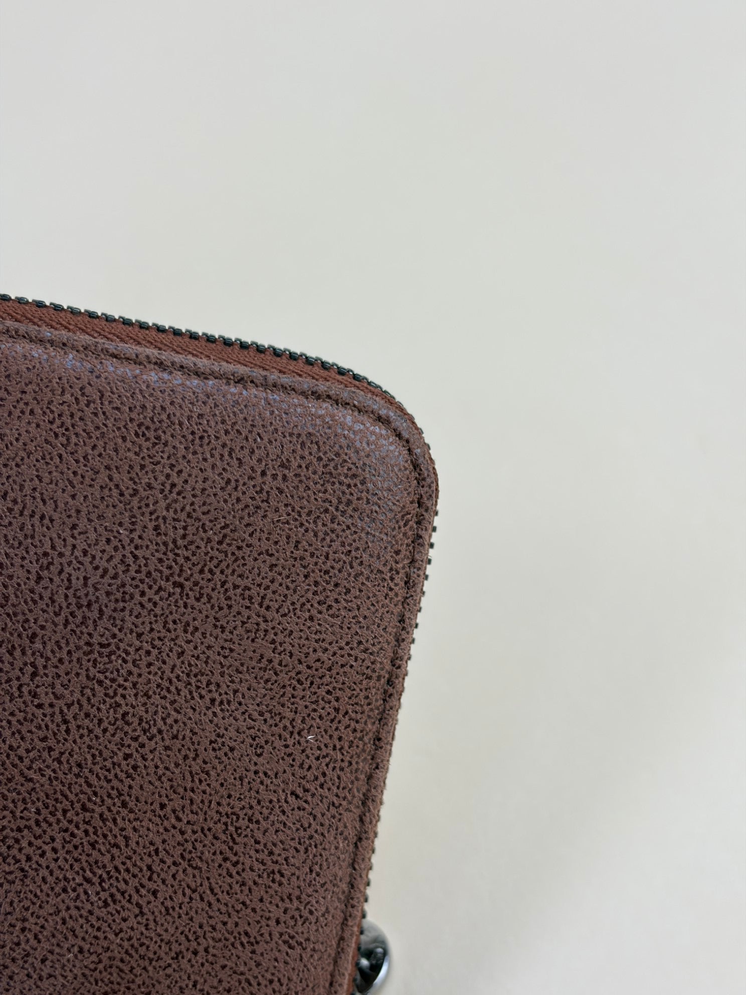 Stella Mccartney Brown Zip - Continental Falabella Long Wallet