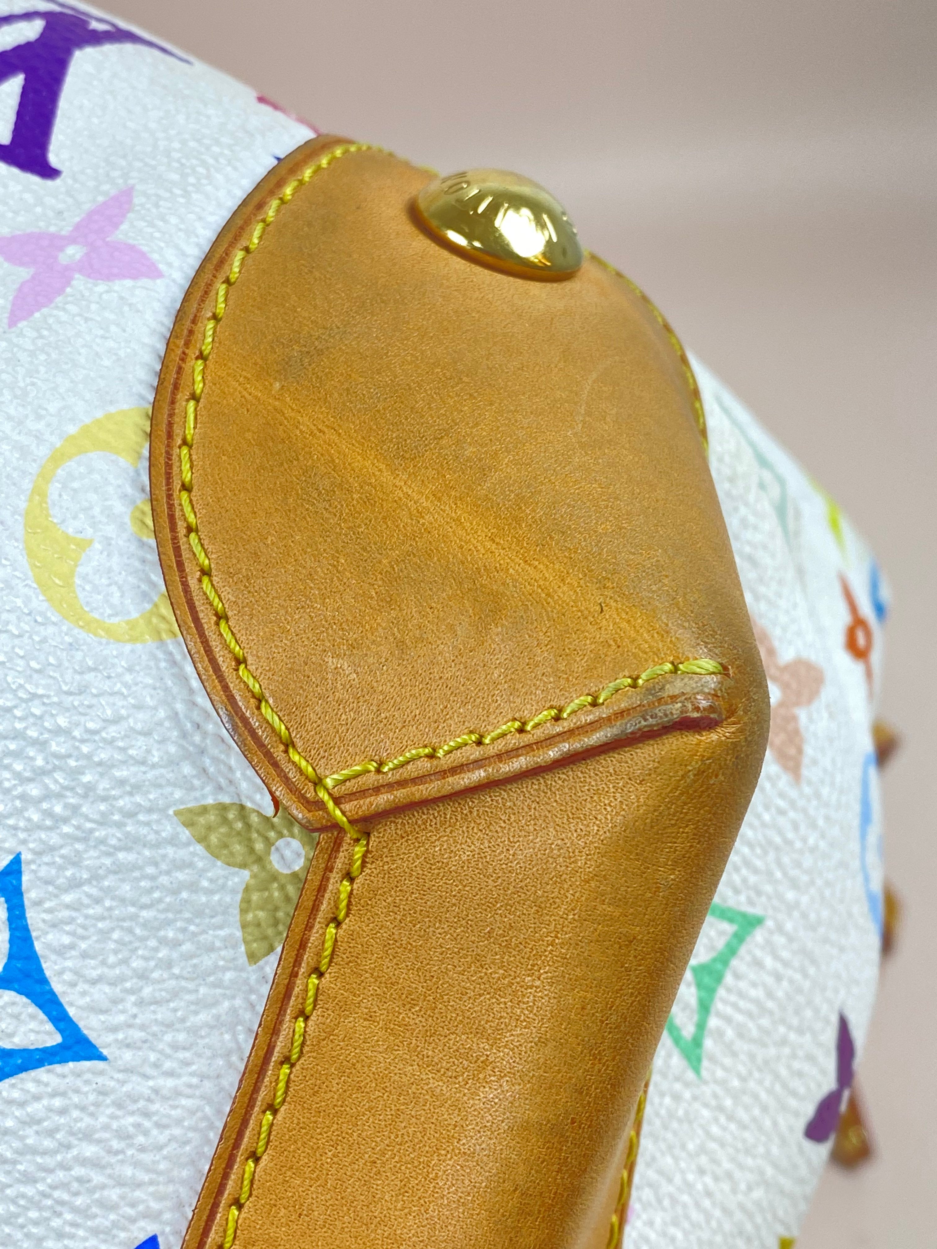 Louis Vuitton White Multicolor Monogram Shoulder Bag