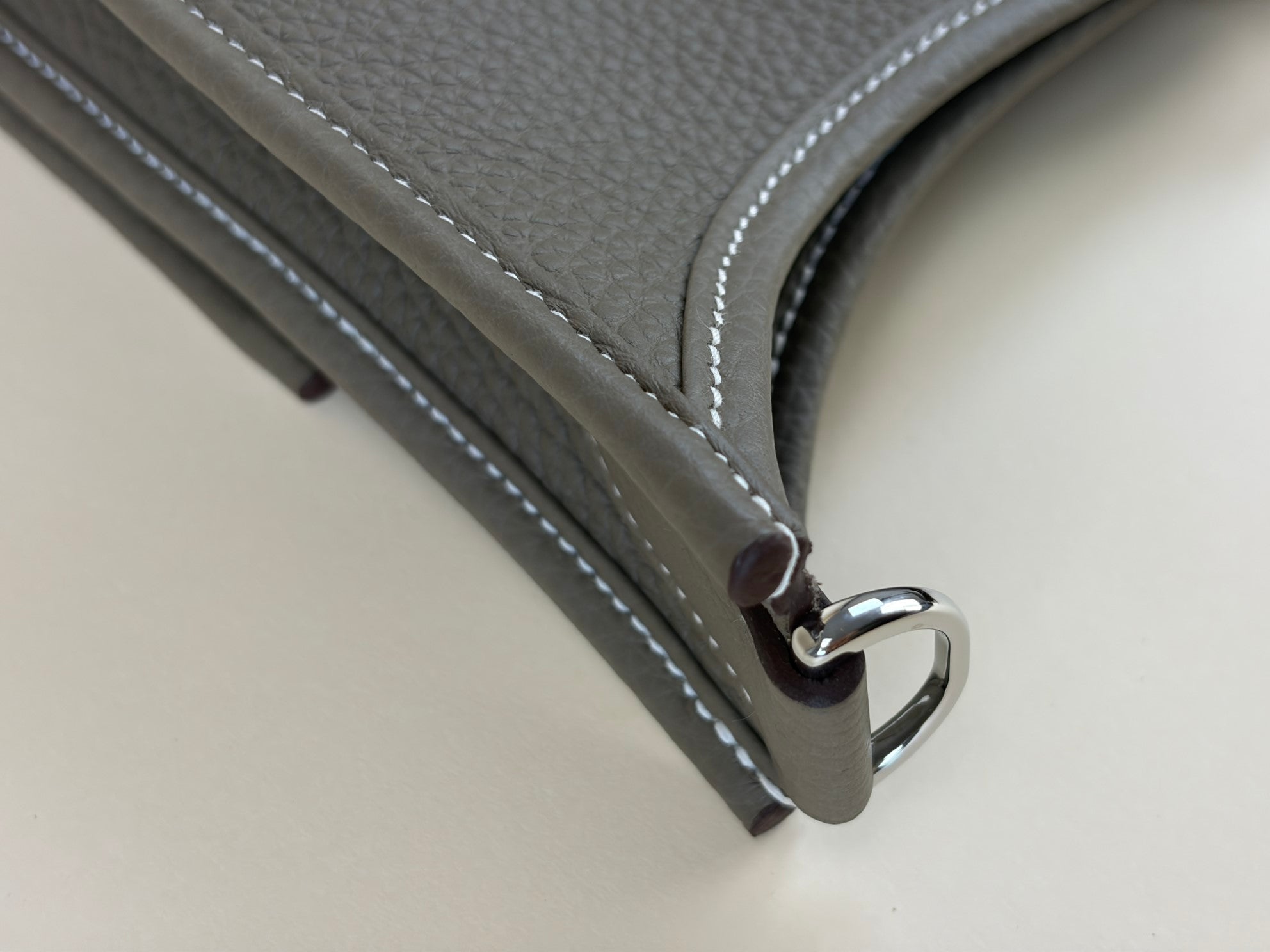 Hermes Etoupe Evelyne 29 Shoulder Bag