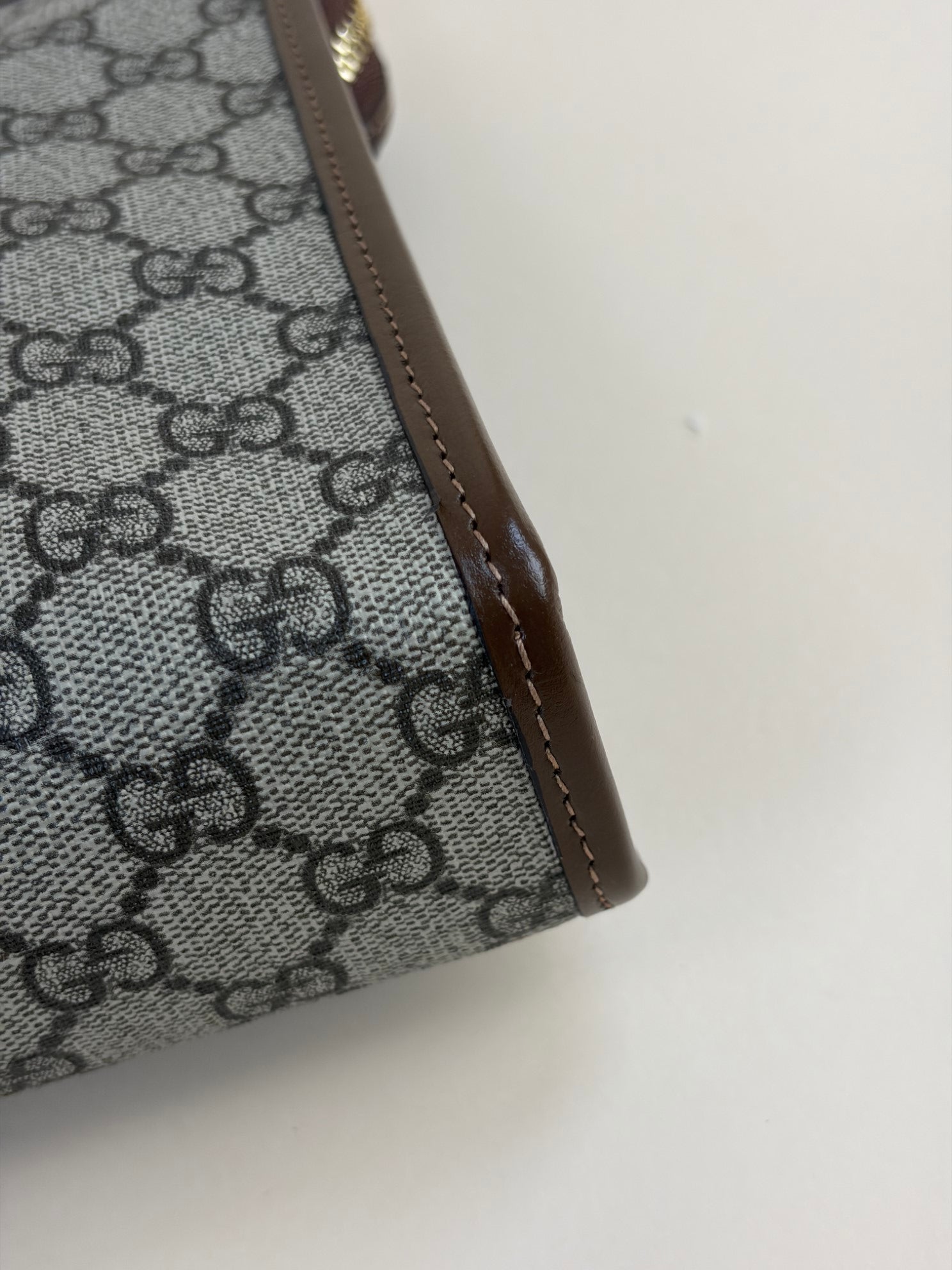 Gucci Brown GG Interlocking Pouch