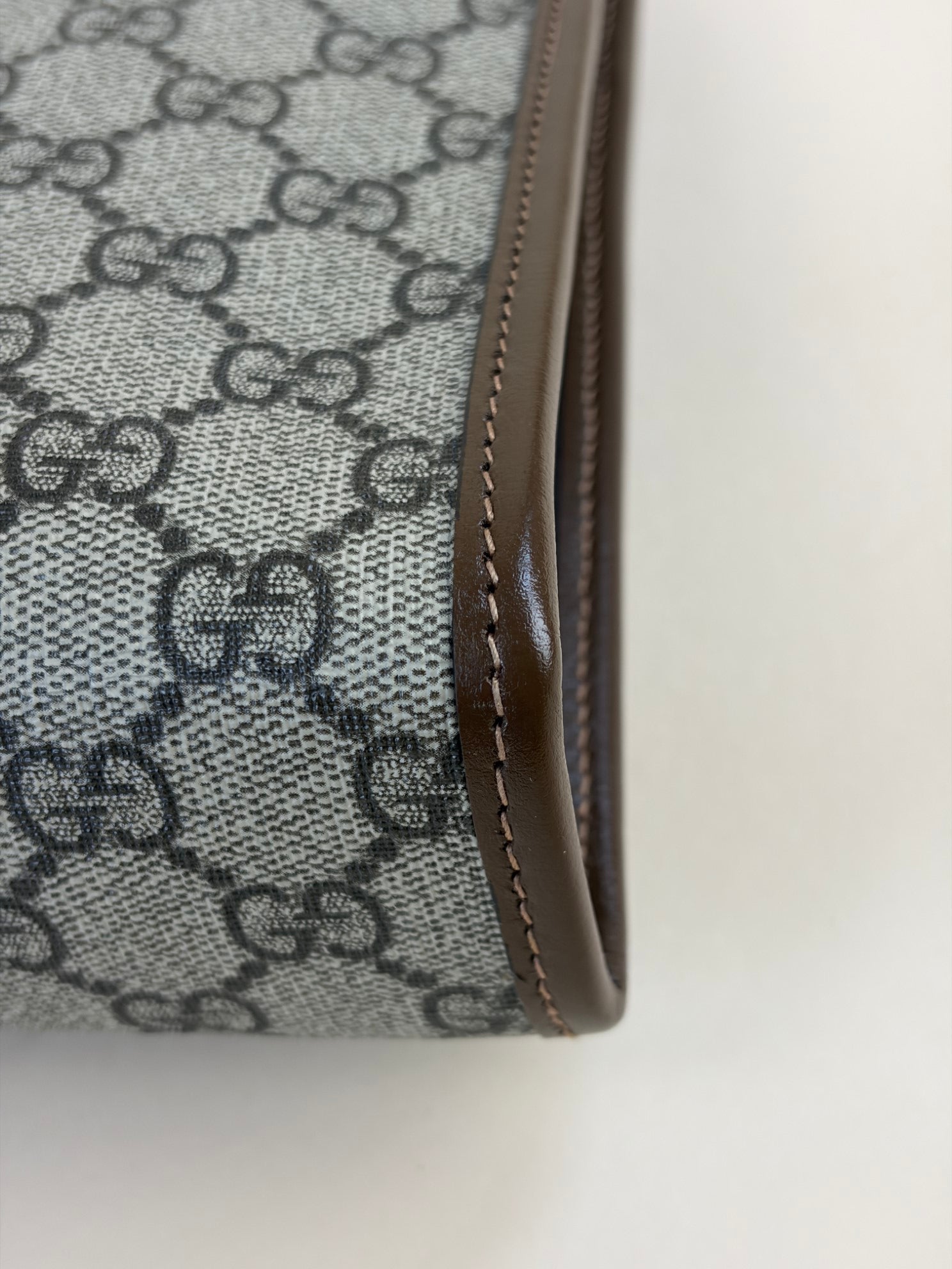 Gucci Brown GG Interlocking Pouch