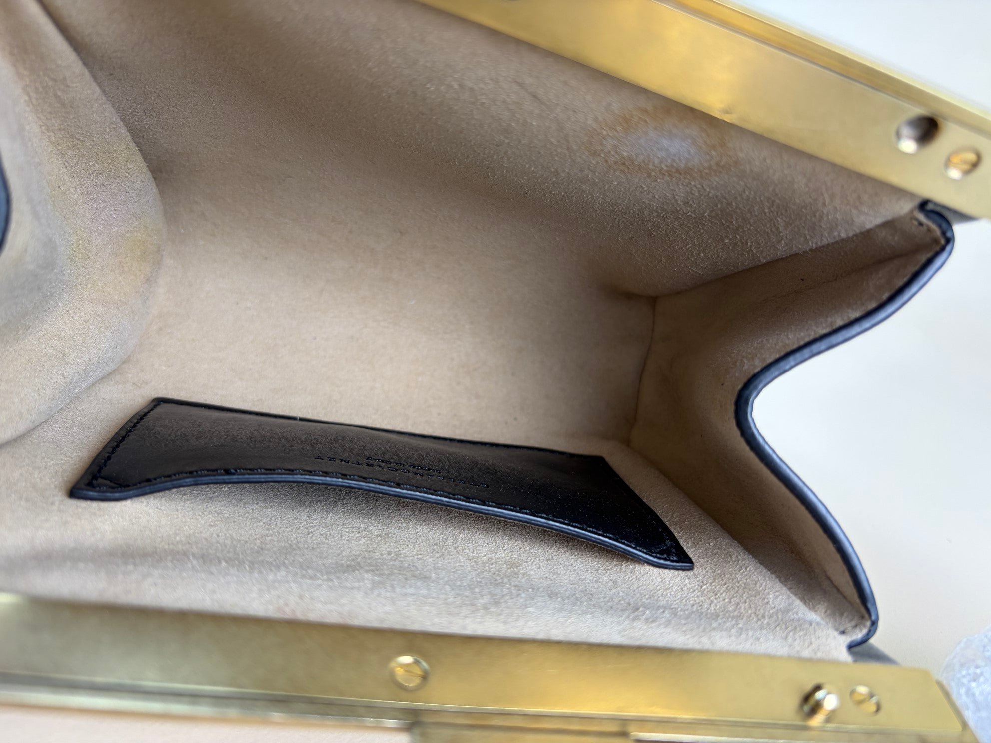 Stella Mccartney Black Small Chunky Chain Small Shoulder Bag